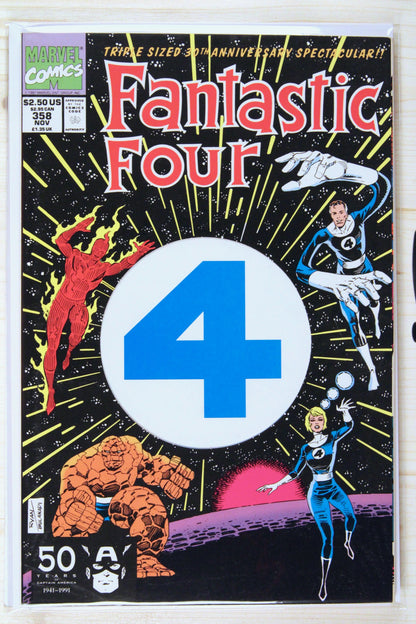 Fantastic Four #358 – Marvel (1991) 9.2 NM- Jack Kirby art | Joe Sinnott