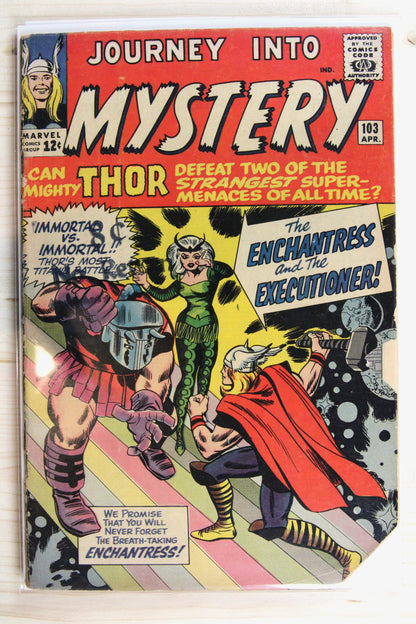 Journey into Mystery #103 – Marvel (1964) 3.5 VG- Jack Kirby art | Stan Lee story