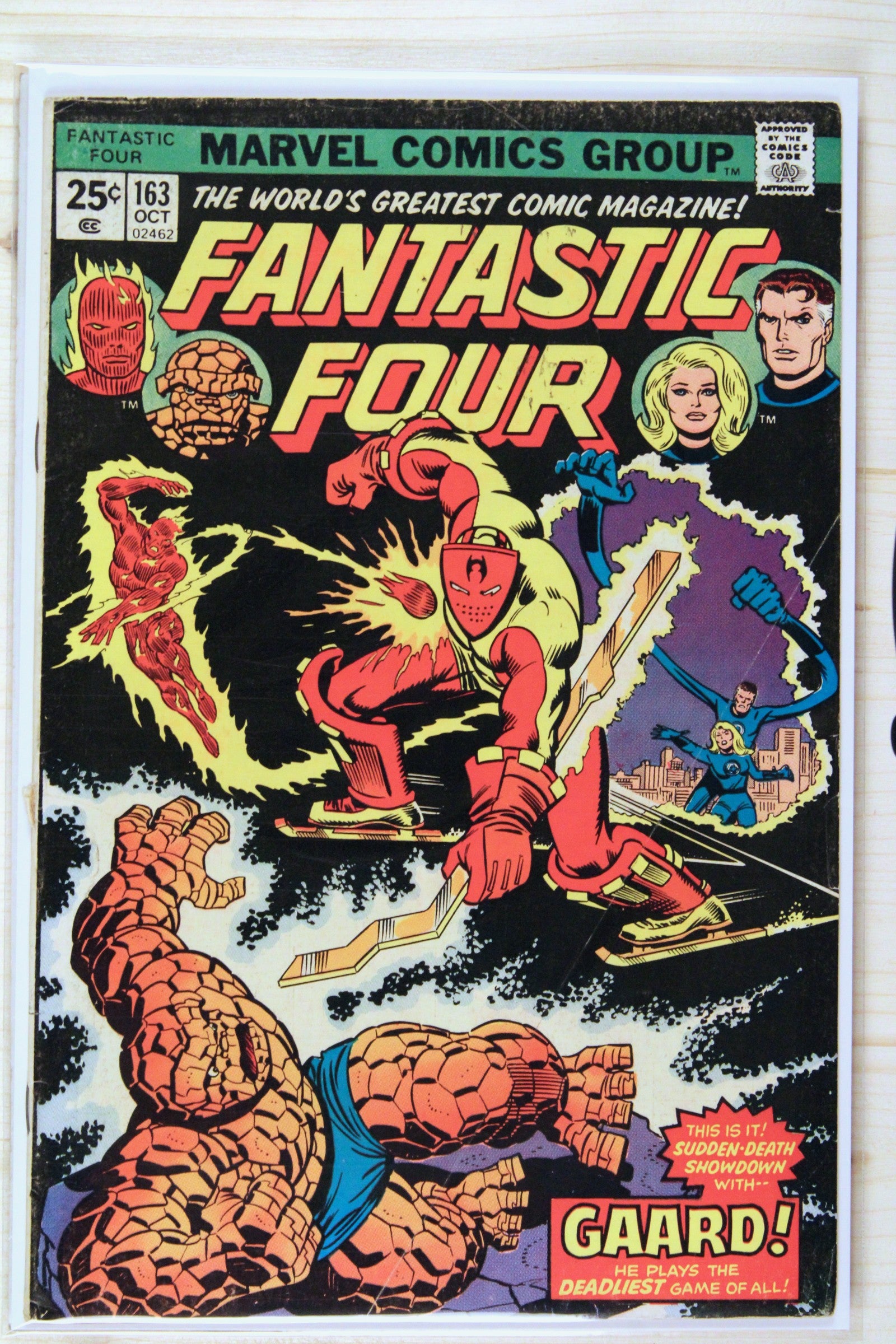 Fantastic Four #163 – Marvel (1975) 6.0 FN I.T. Plot | Joe Sinnott