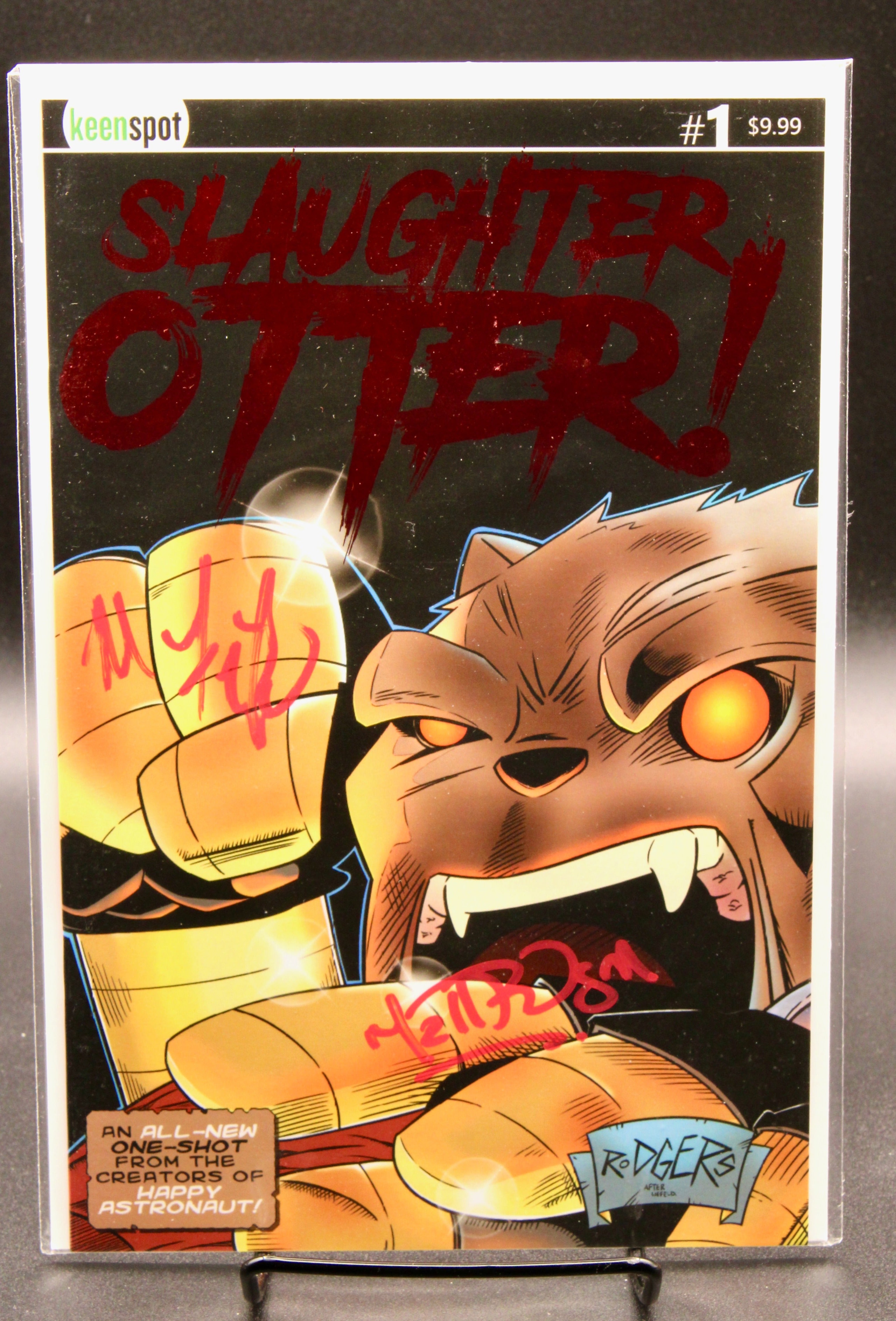 Slaughter Otter #1 - Keen Spot (2021) Comic Book | Signed x2