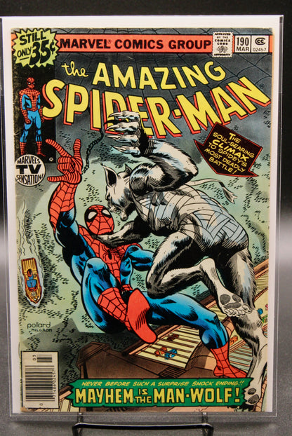 The Amazing Spider-Man : In Search of the Man-Wolf! #190 – Marvel (1979)