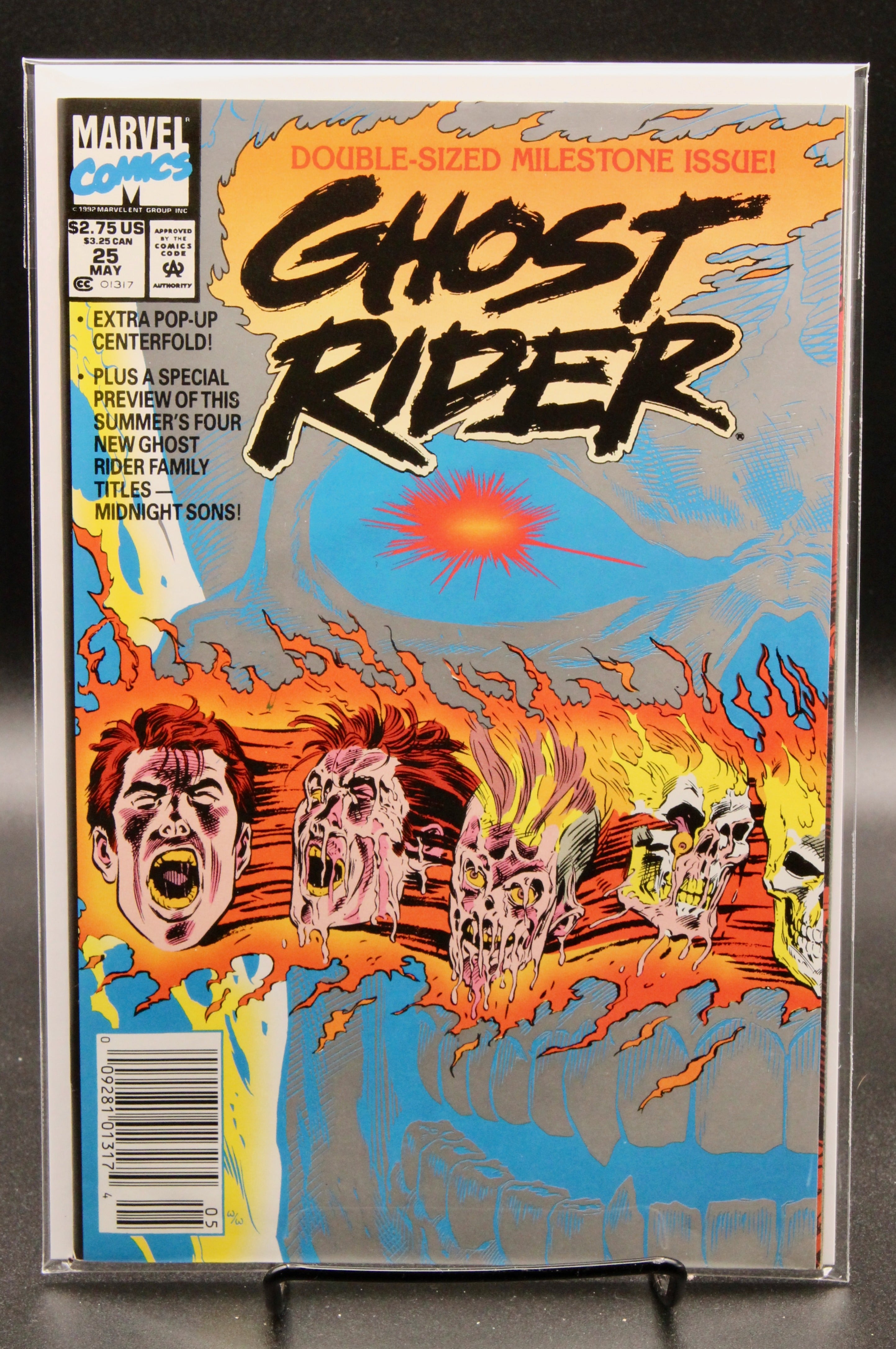 Ghost Rider #25  – Marvel (1992) VF/NM, Newsstand Box6