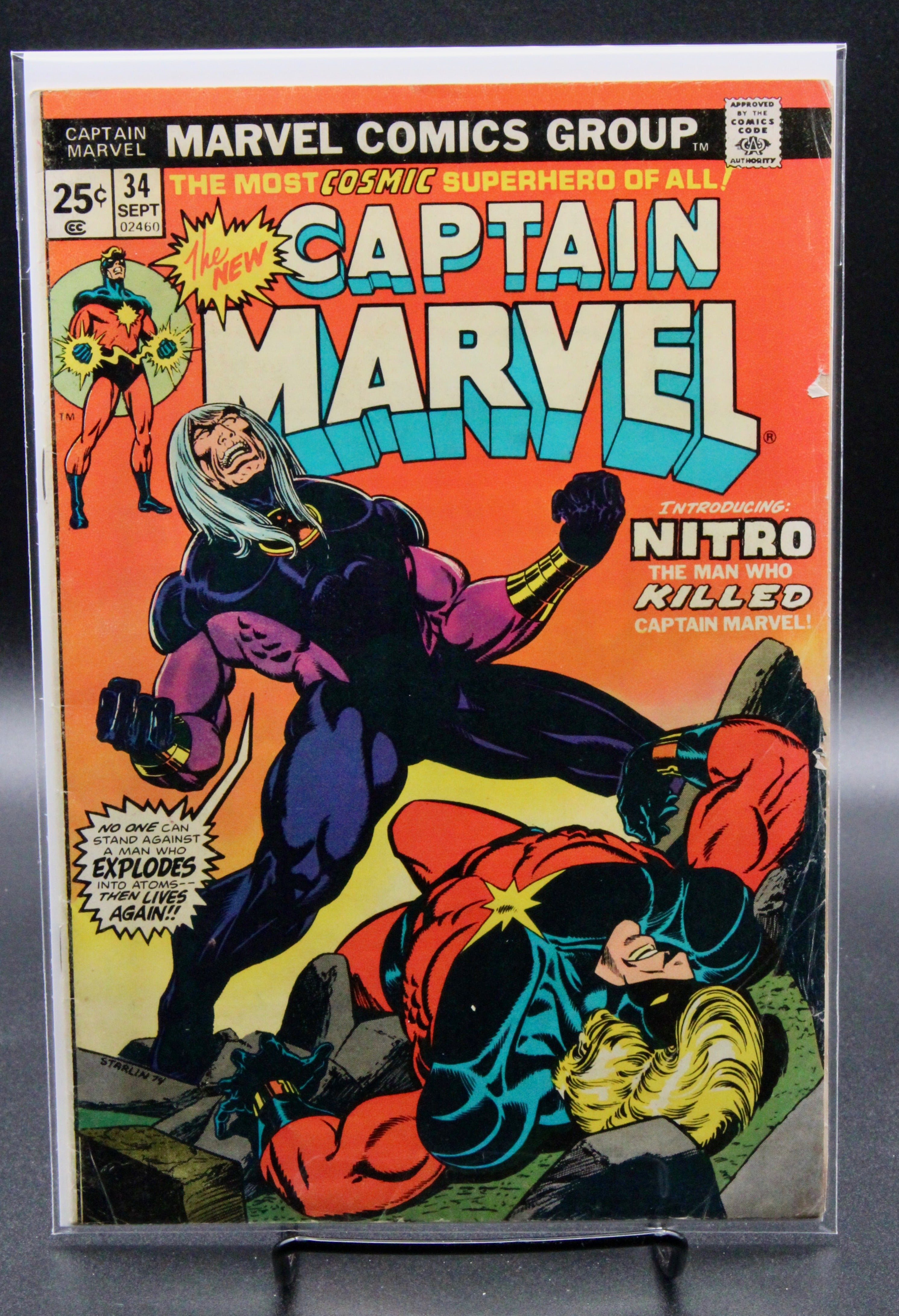 Captain Marvel #34 – Marvel (1974) VG