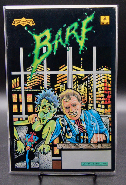 Barf #1 – Letterman Cover, Indie Comic 80s-90s VF+