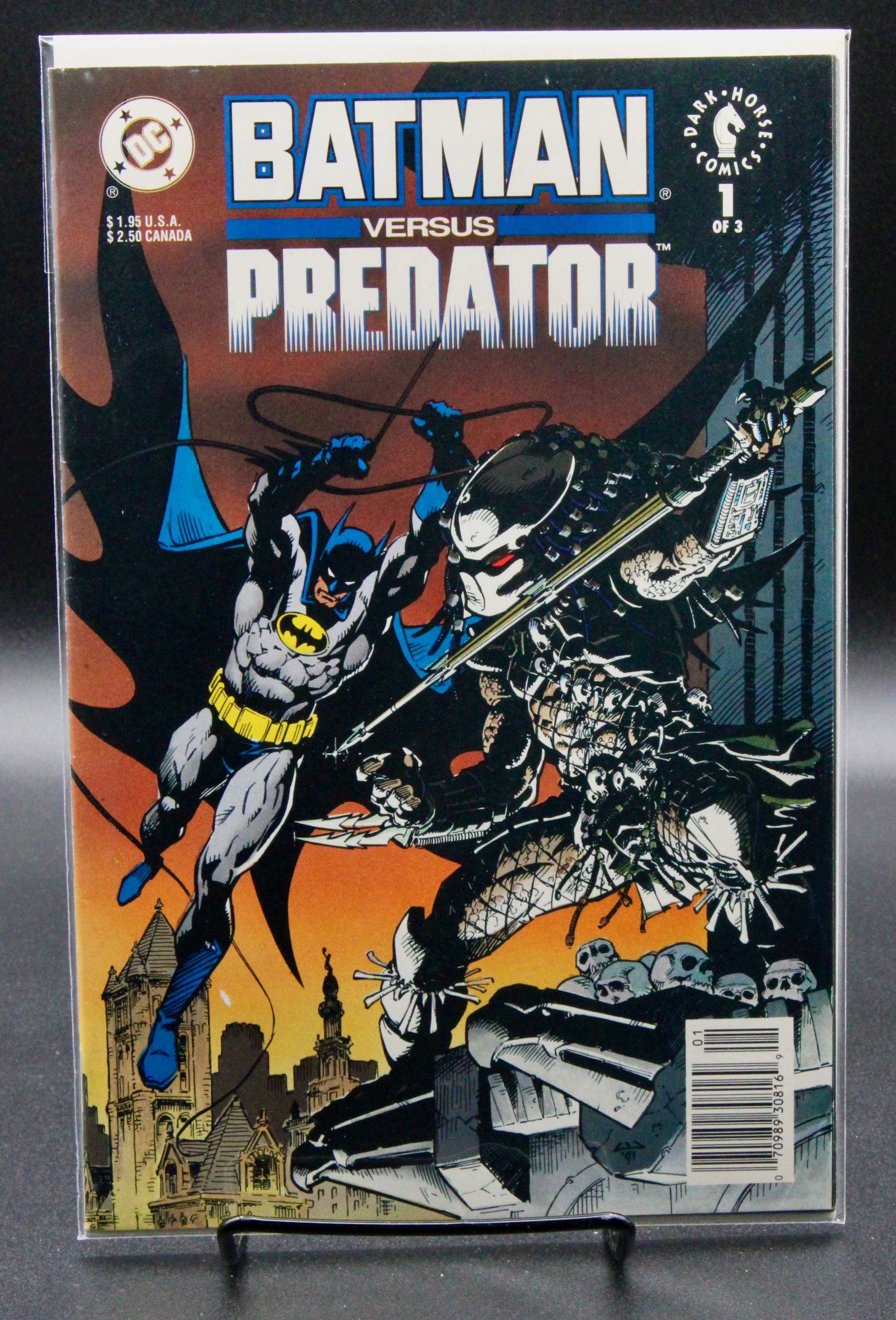 Batman Versus Predator #1 – Dark Horse Comics (1991) VF+, Newsstand
