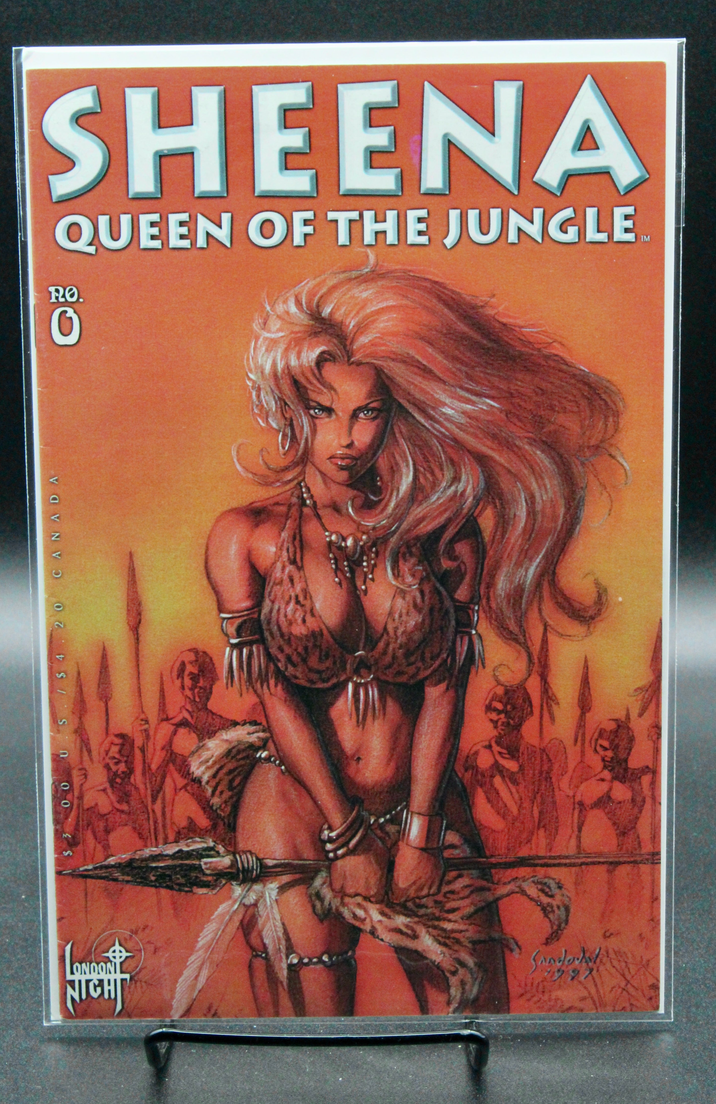 Sheena, Queen of the Jungle: Bound #0  – London Night Studios (1998) NM,