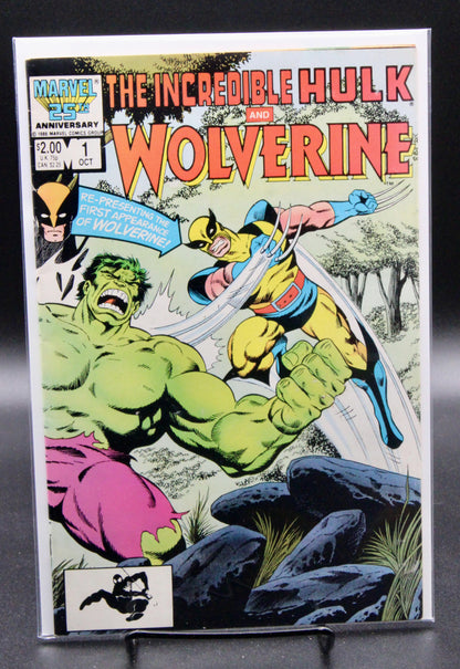 The Incredible Hulk and Wolverine #1 – Marvel (1986) #180-181 Comic Reprint