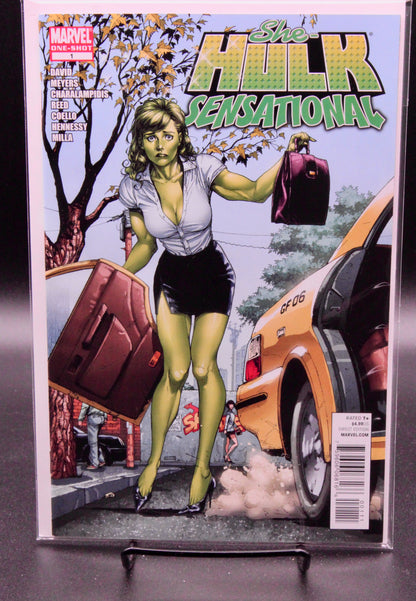 She-Hulk Sensational #1 - Marvel (2009) 9.6 NM+ Christmas Carol Comic