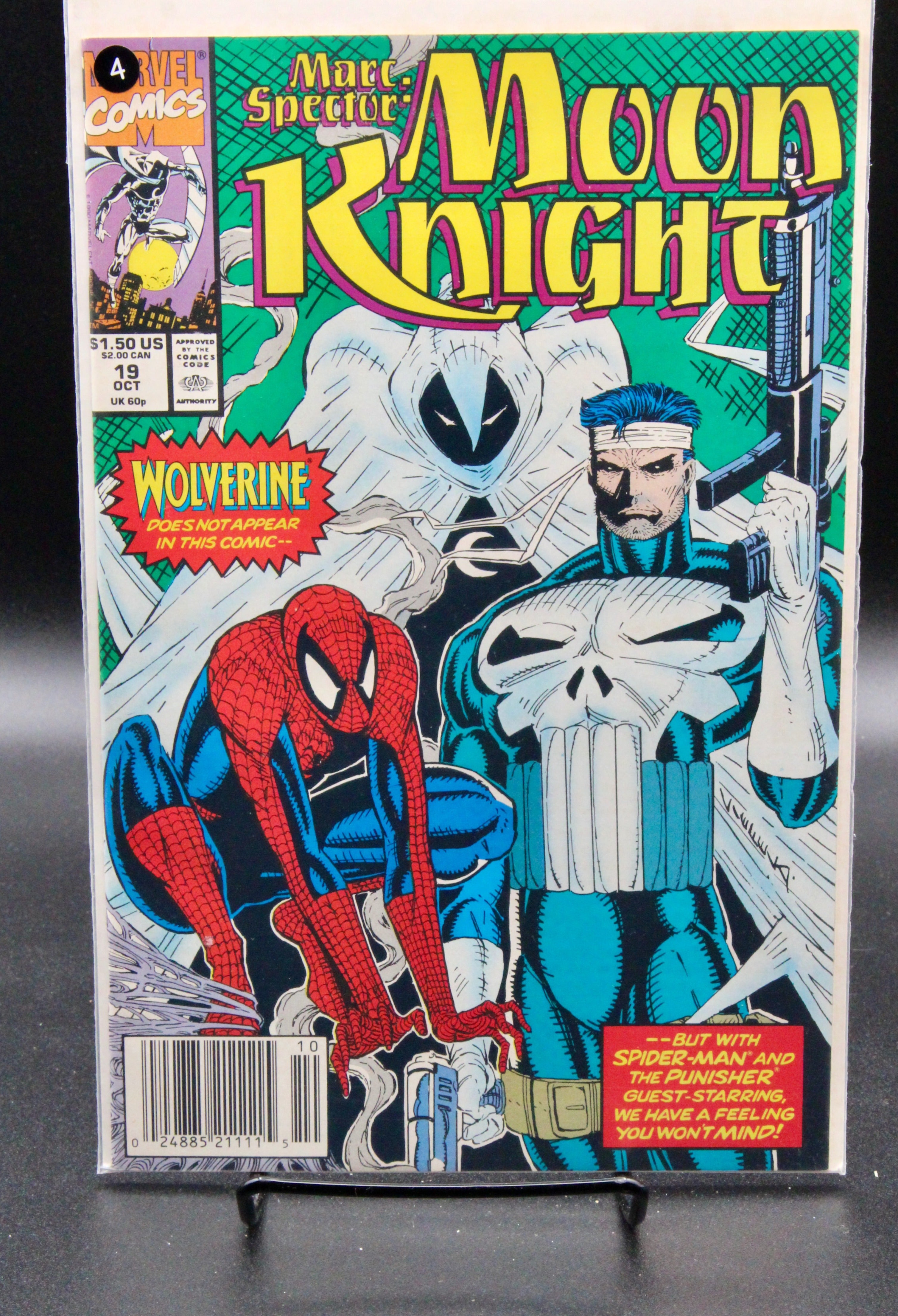 Marc Spector: Moon Knight #19 – Marvel (1990) Newsstand