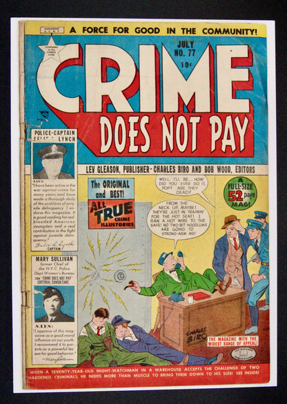 Crime Does Not Pay #77 – Super Publishing (1949) Pre-Code Golden Age