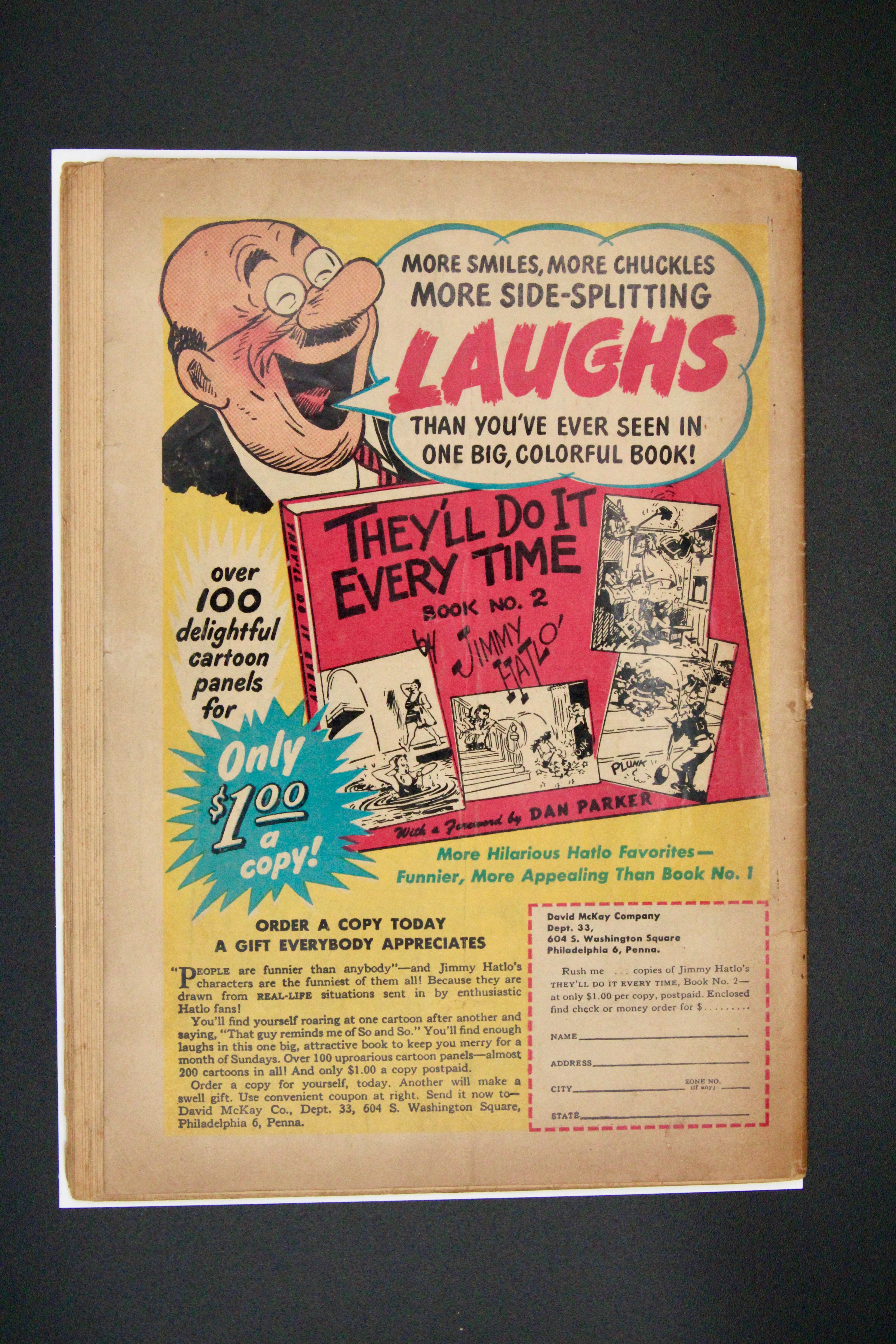 Feature Book #55 – David McKay (1948) Mandrake the Magician Golden Age