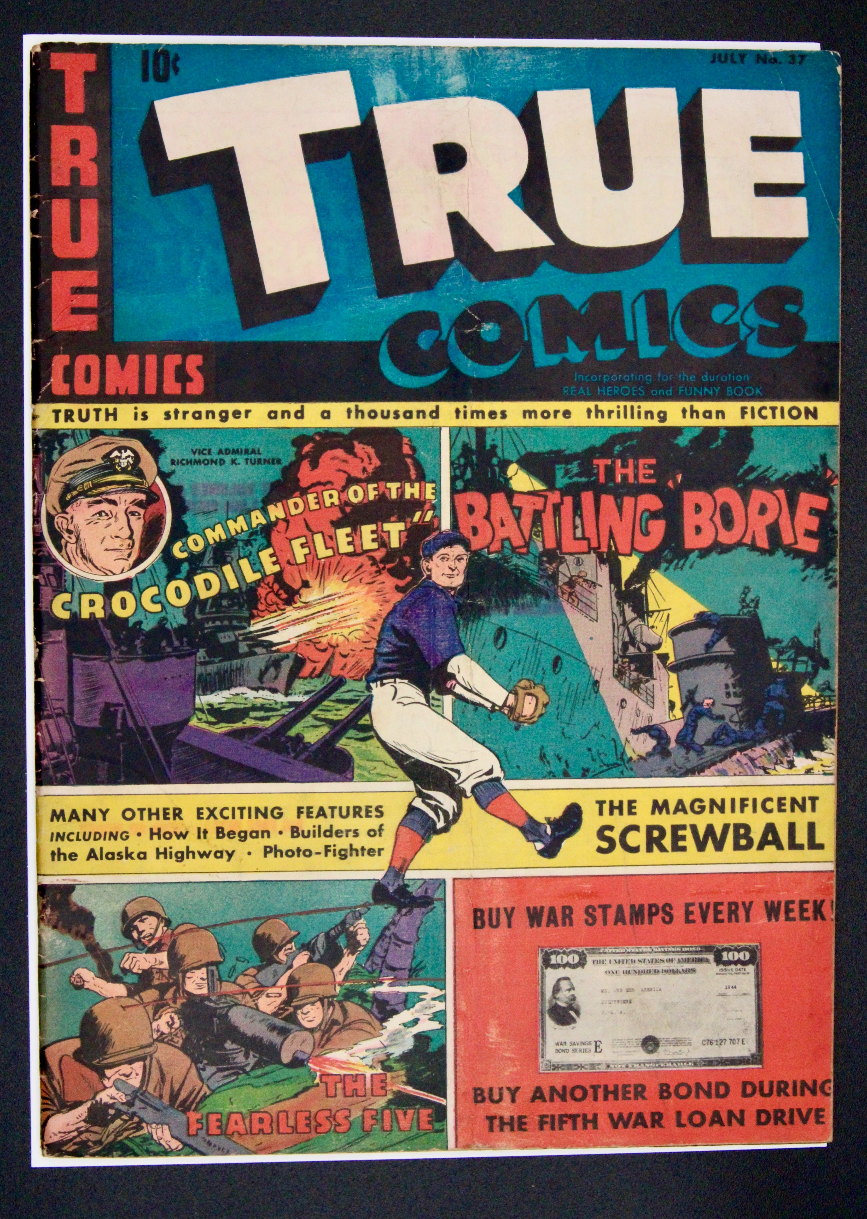 True Comics #37 – Parents Magazine Press (1944) Pre-Code War Golden Age Box13