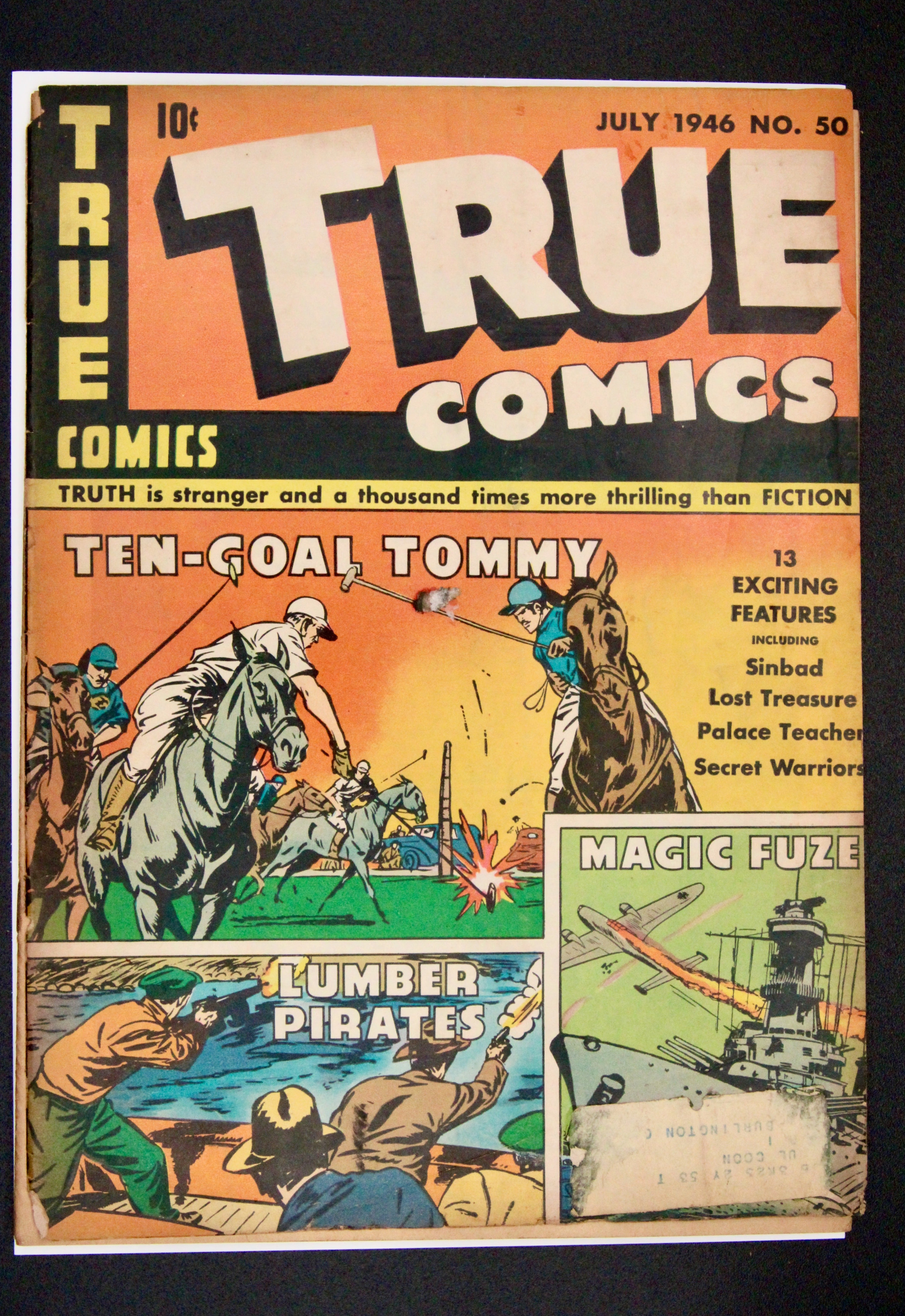True Comics #50 – Parents' Magazine Press (1946) Pre-Code War Detached Box13