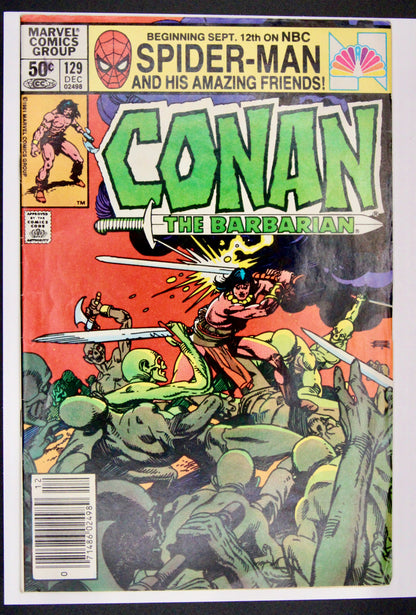 Conan the Barbarian #129  – Marvel (1981) VF Mark Jewelers Variant