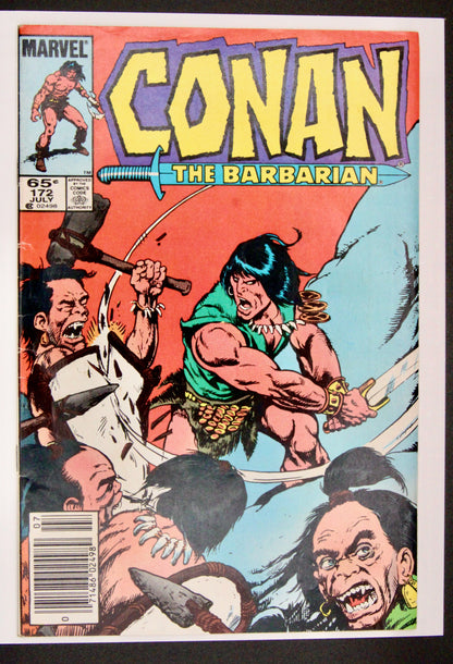 Conan the Barbarian #172  – Marvel (1985) VG/FN Mark Jewelers Variant