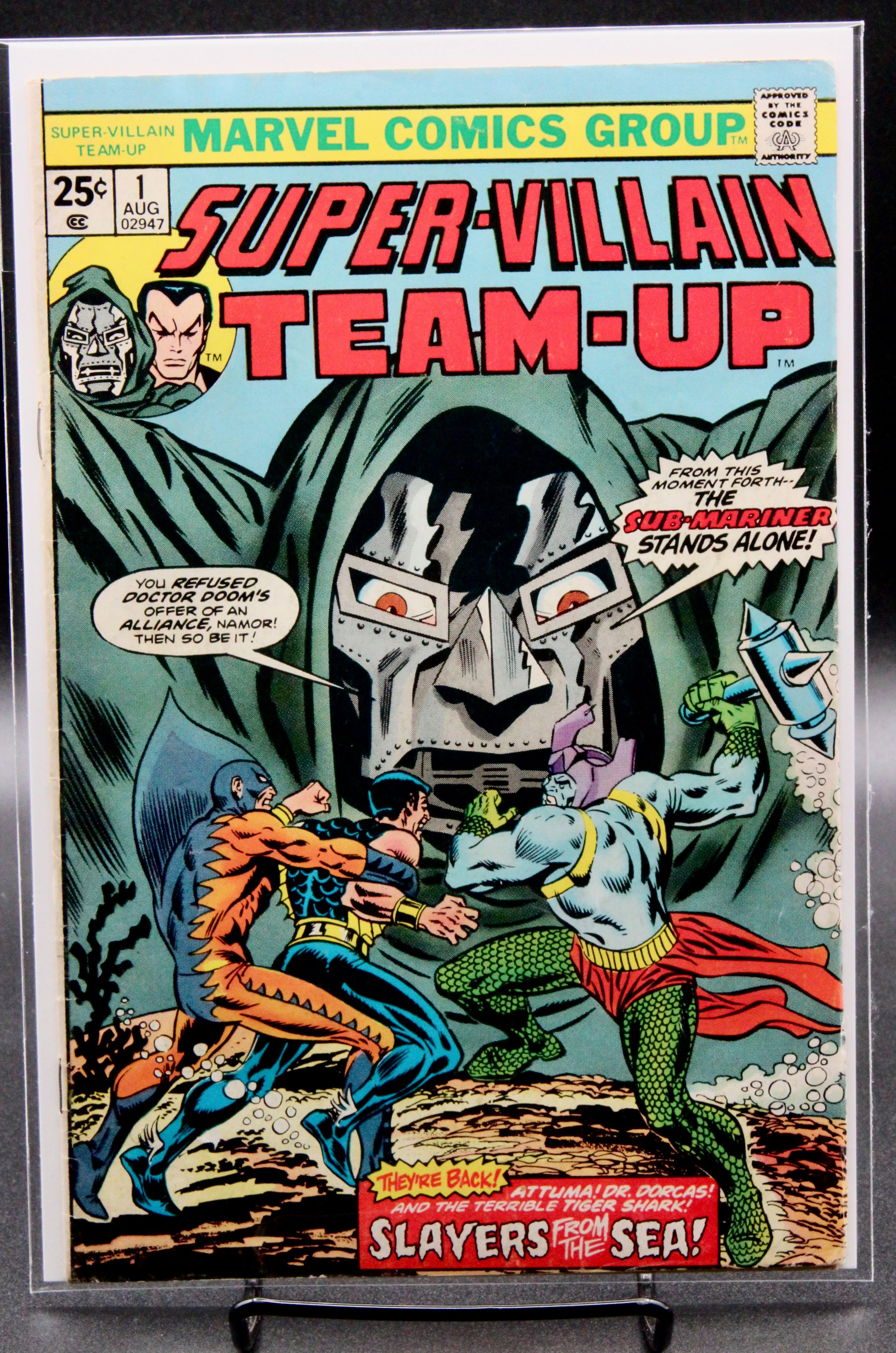 Super-Villain Team-Up #1-17 + Giant Size #1,2 – Marvel (1975) Full Run (Missing