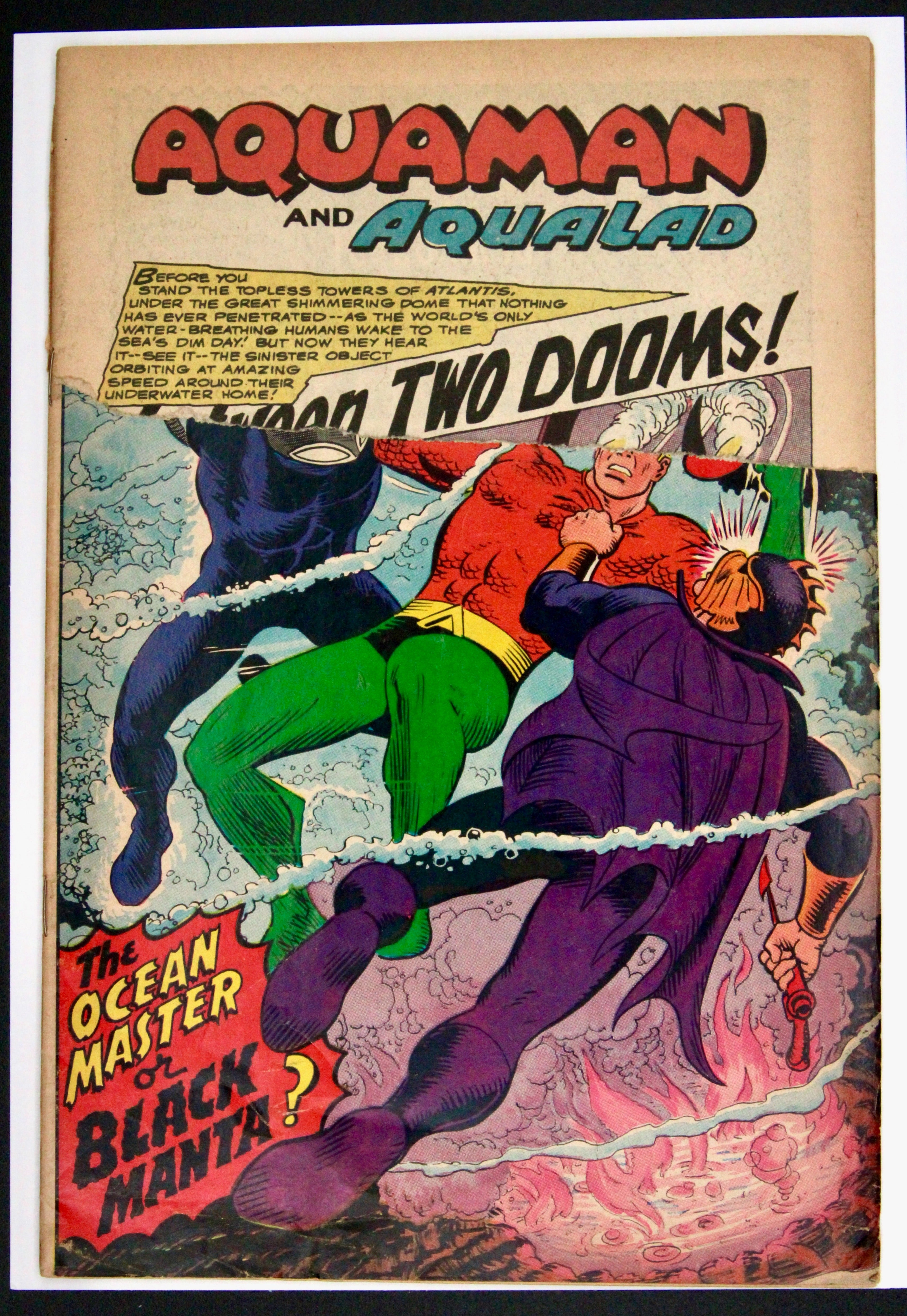 Aquaman #35 – DC Comics (1967) Fair 1st Black Manta Box14
