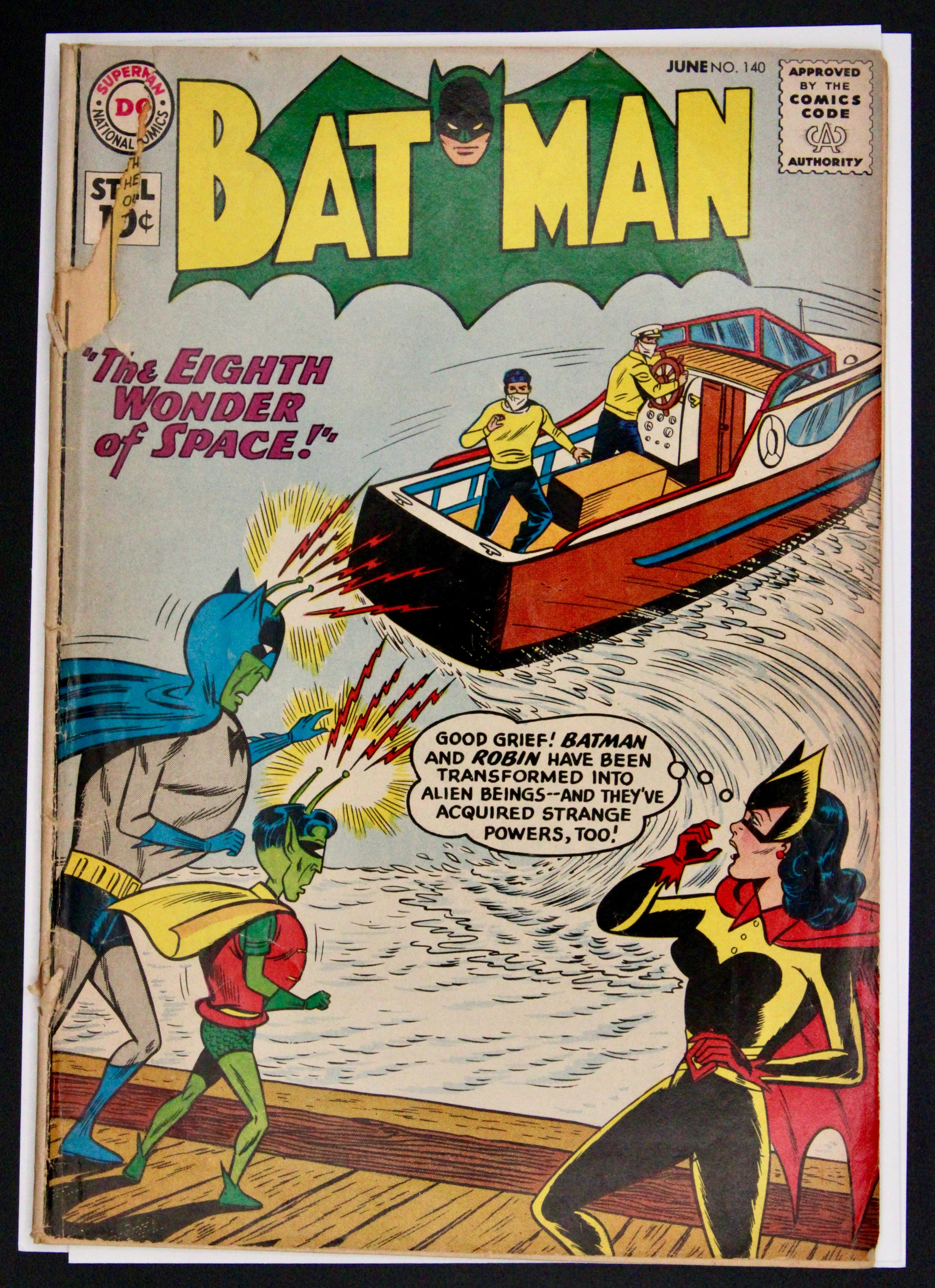 Batman : The Eighth Wonder of Space #140 – DC Comics (1961) GD- Box14