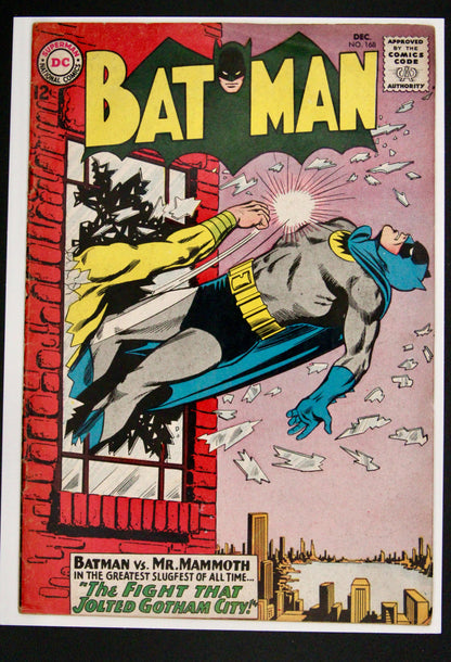 Batman : The Fight That Jolted Gotham City #168 – DC Comics (1964) VG+