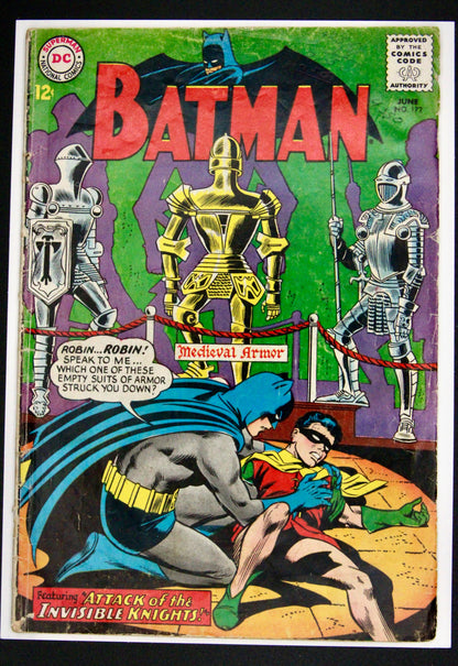Batman : Attack of the Invisible Knights #172 – DC Comics (1965) GD/VG