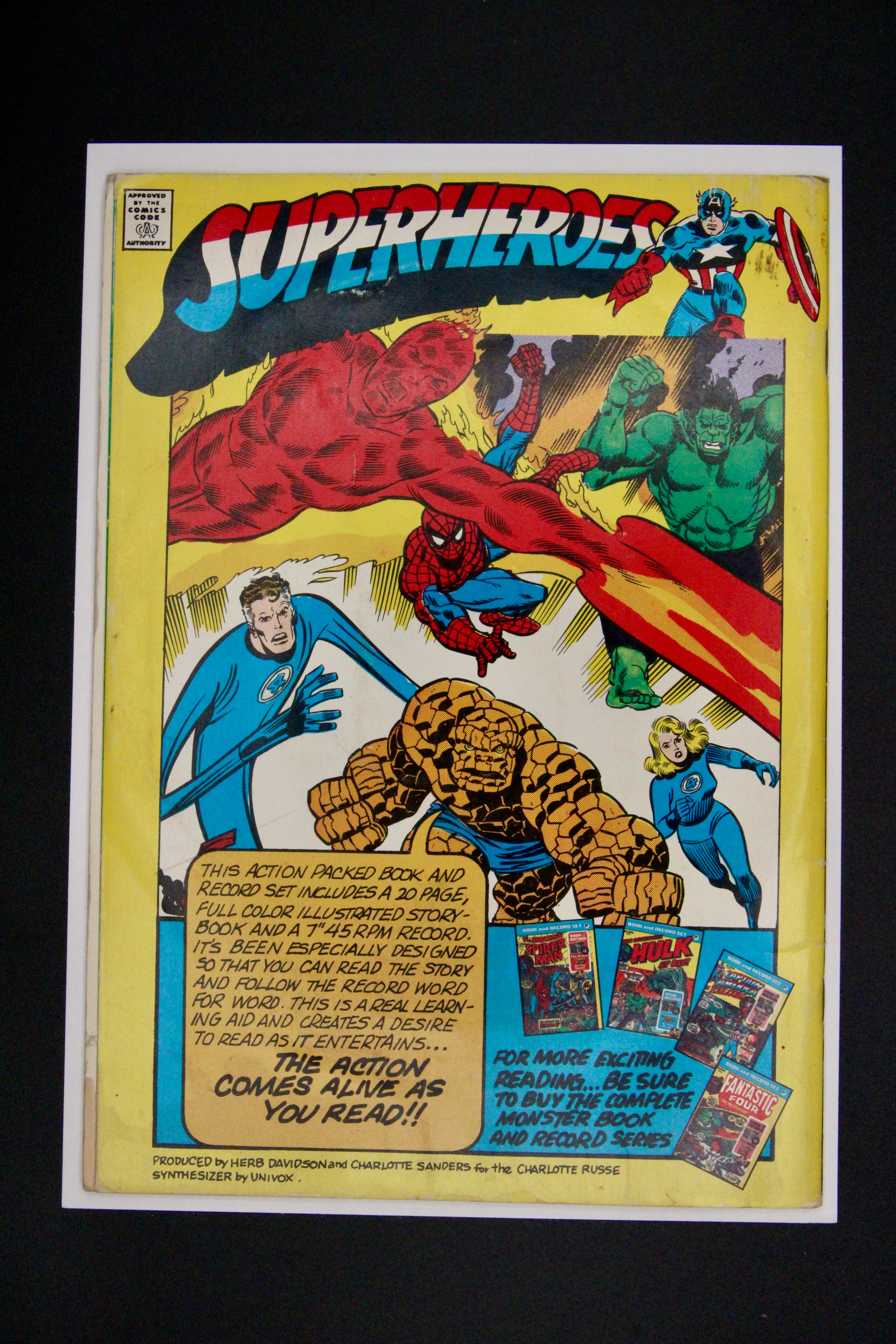 Book and Record Set : The Incredible Hulk at Bay! #PR-11 – Peter Pan Records (19