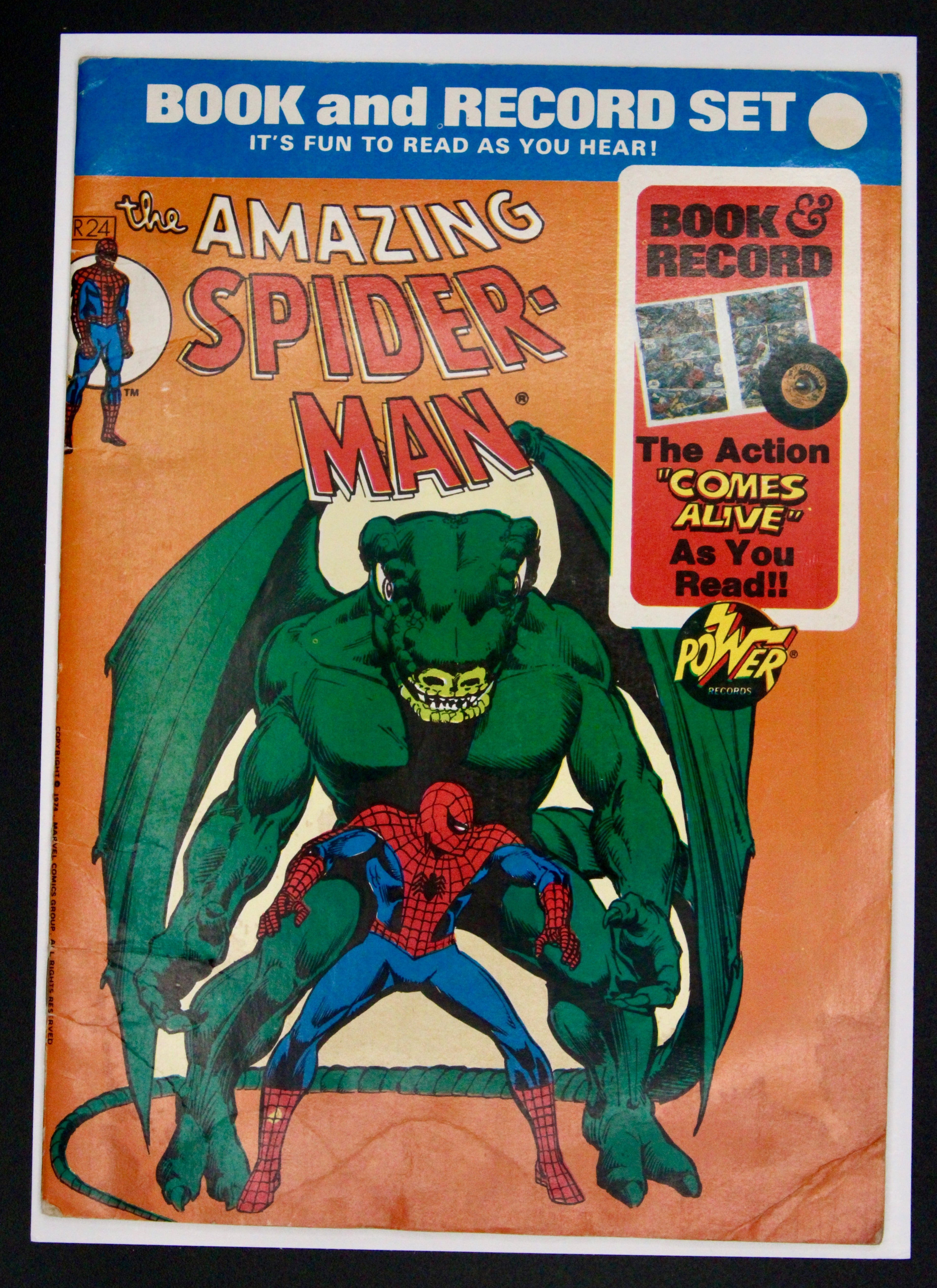 Book and Record Set : The Amazing Spider-Man #PR-24 – Peter Pan Records (1974) B