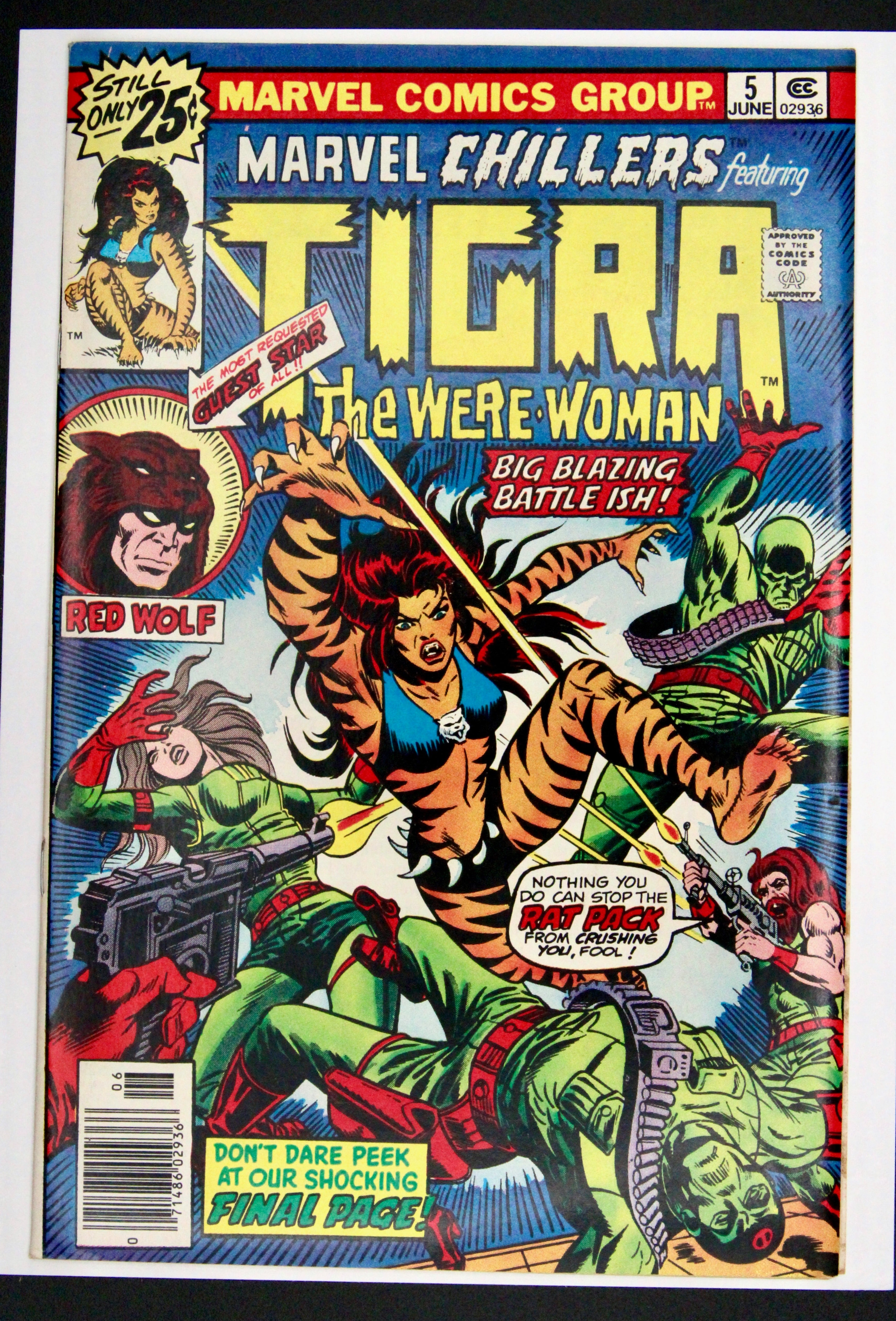 Marvel Chillers #5 Tigra – Marvel (1976) VF/NM