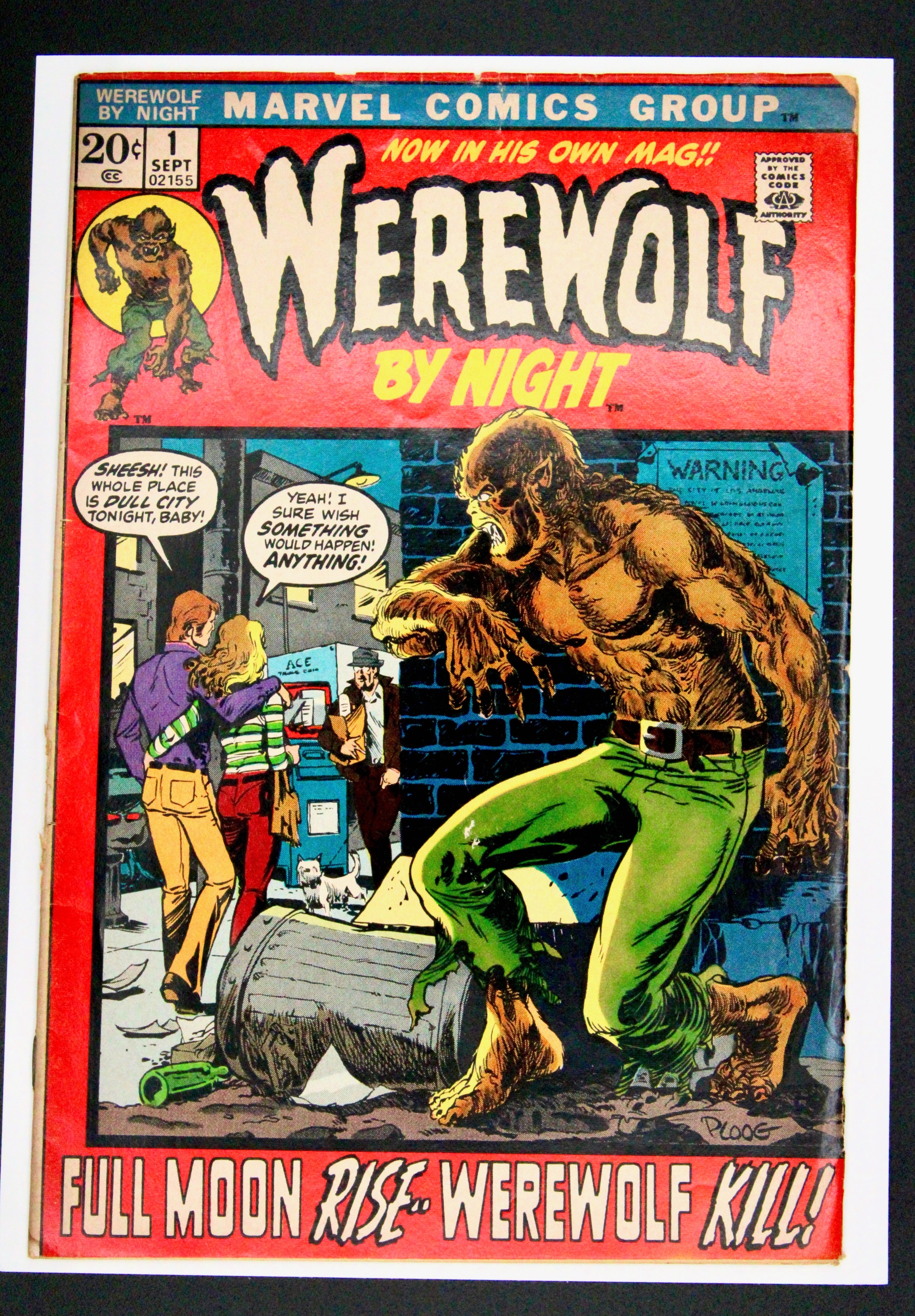 Werewolf by Night #1 – Marvel (1972) VG Box14