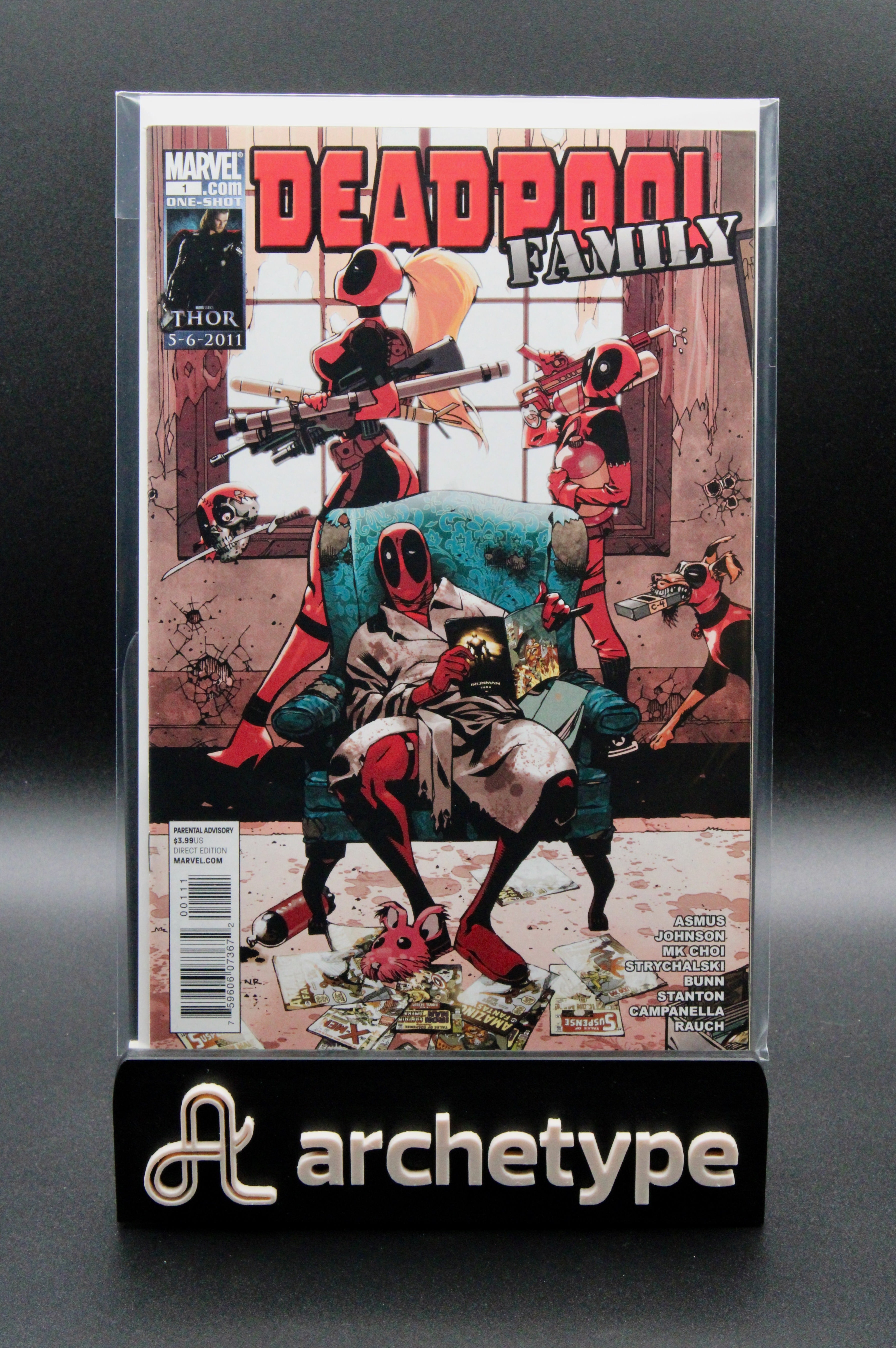 Deadpool Family : Show And Raise Hell, Sholock Therapy, Dogpool Vs. Voidmutt #1 – Marvel (2011) Box15