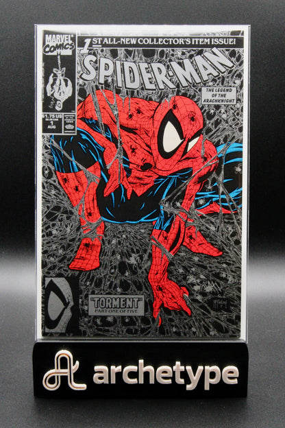 Spider-Man #1  – Marvel (1990) Classic Silver McFarlane Cover