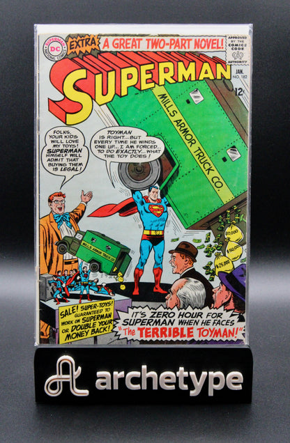 Superman #182 – DC Comics (1966) 1st Silver Age Toyman