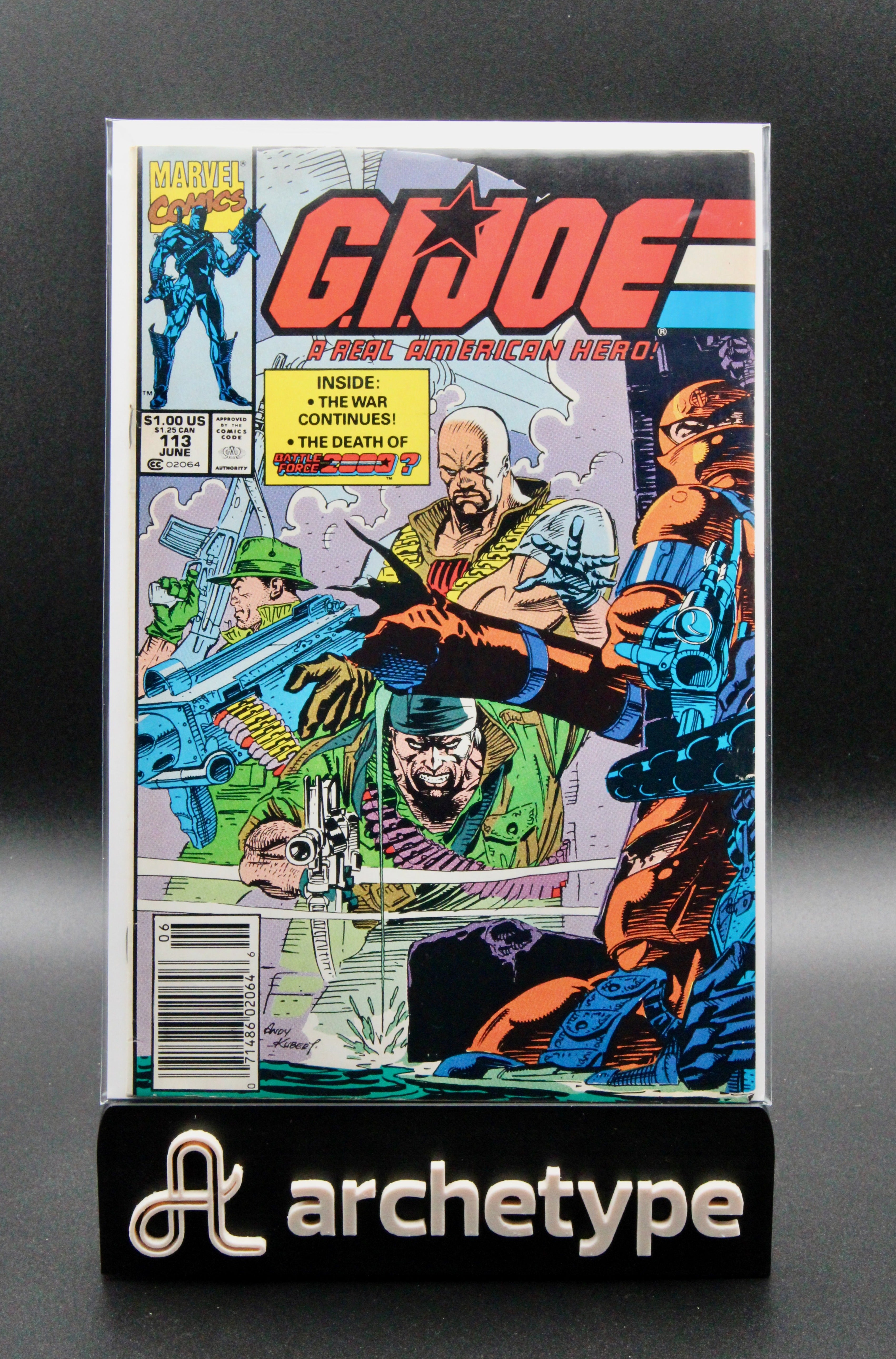 G.I. Joe, A Real American Hero #113  – Marvel (1991) Newsstand