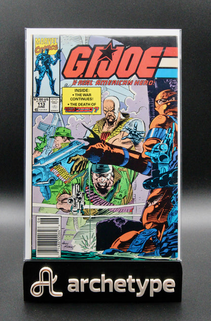 G.I. Joe, A Real American Hero #113  – Marvel (1991) Newsstand