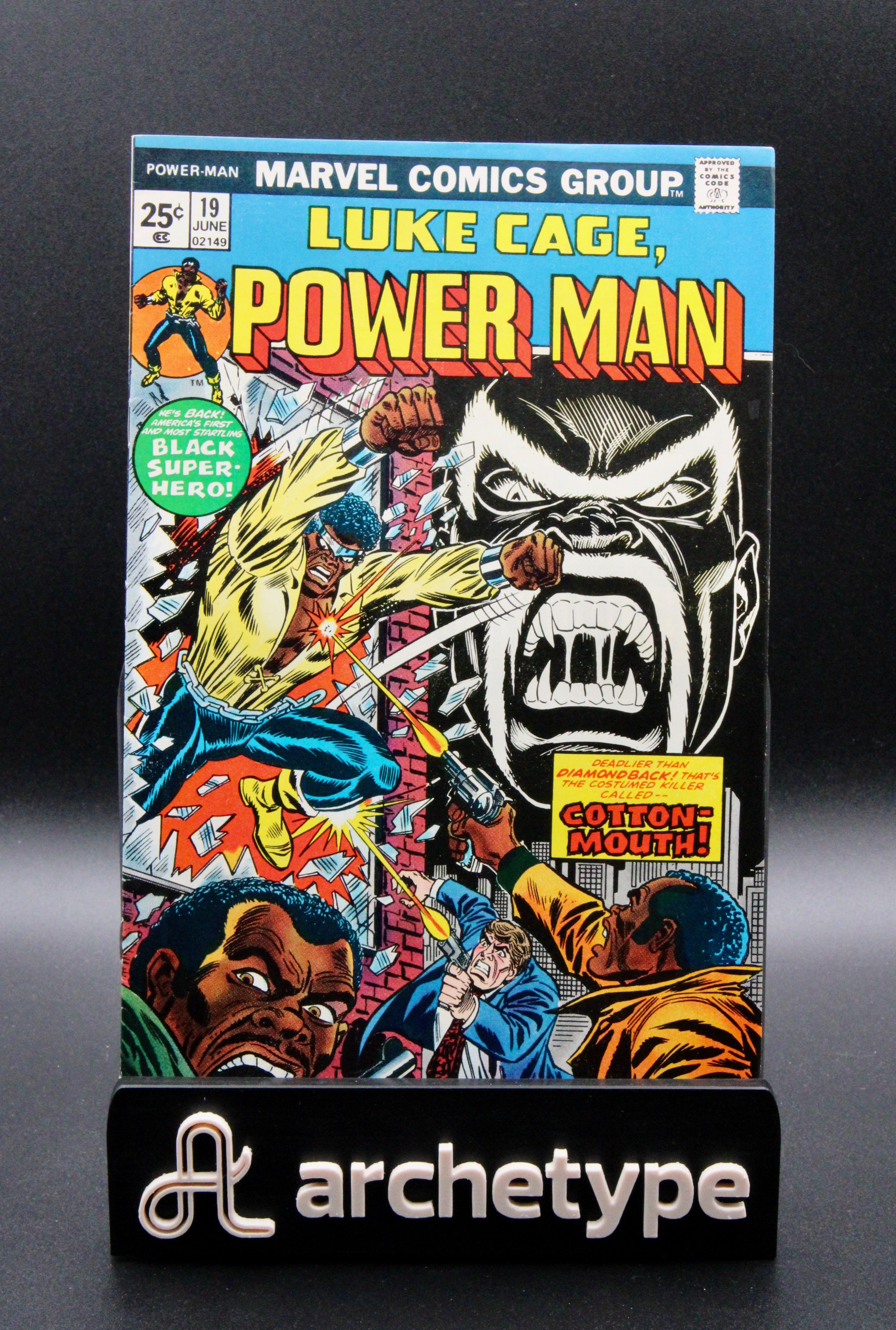 Power Man #19 – Marvel (1974) 1st Cottonmouth