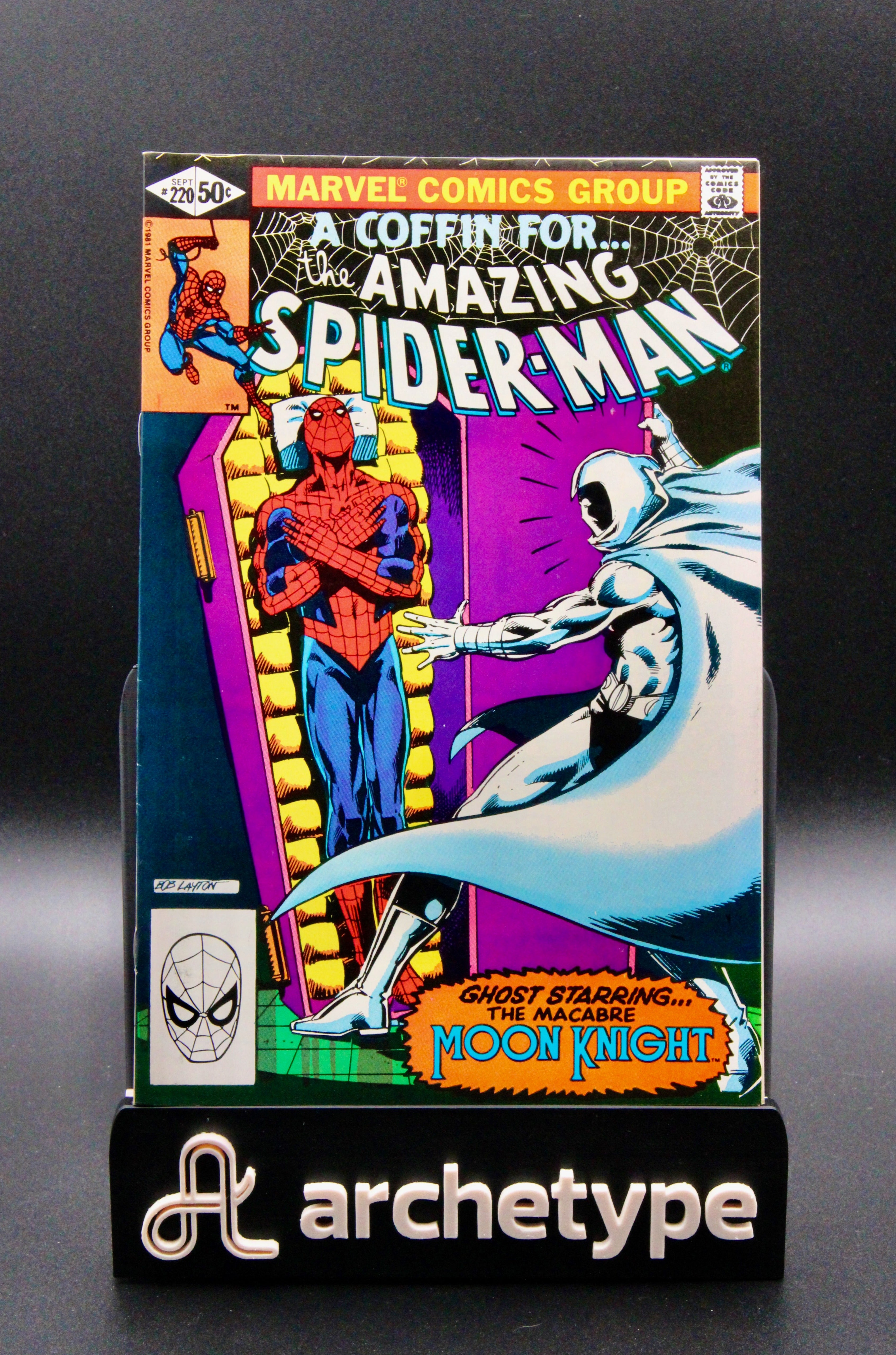 The Amazing Spider-Man #220 – Marvel (1981) Moon Knight Cover