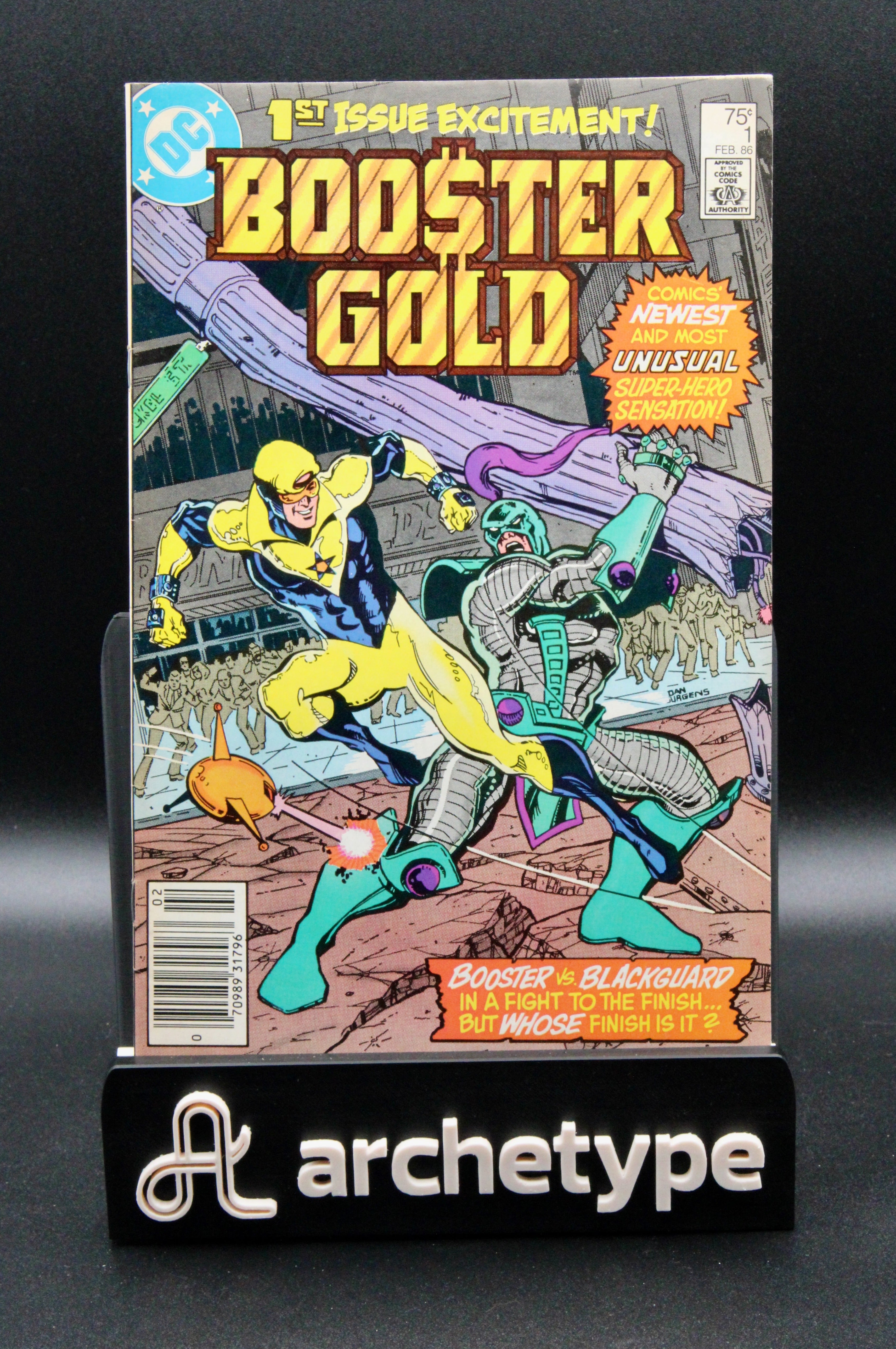 Booster Gold #1  – DC Comics (1986) NM Newsstand Box17