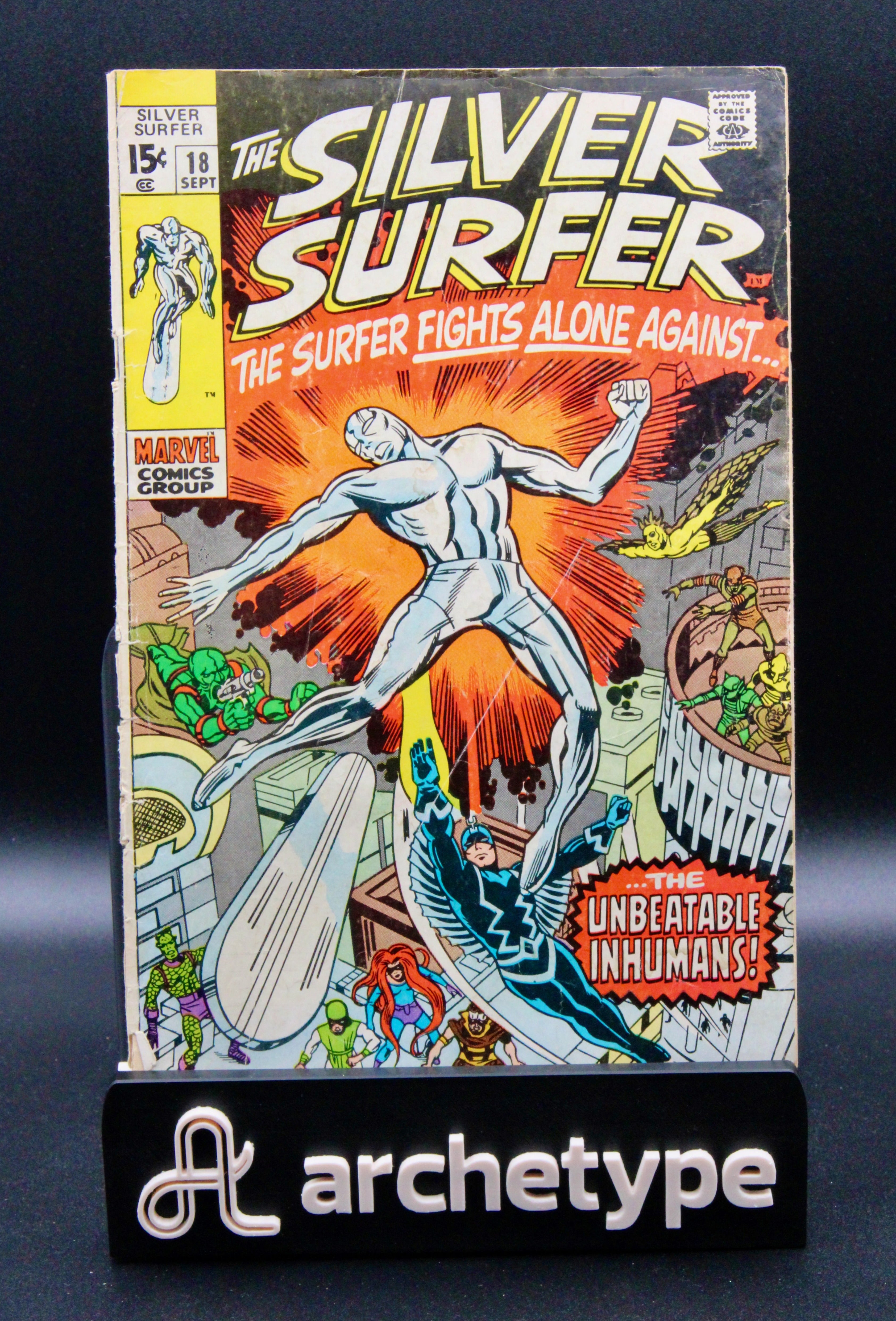 The Silver Surfer #18  – Marvel (1970) GD/VG
