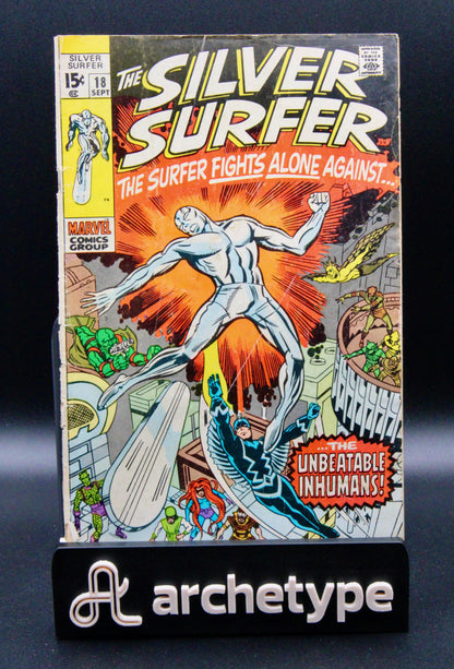 The Silver Surfer #18  – Marvel (1970) GD/VG