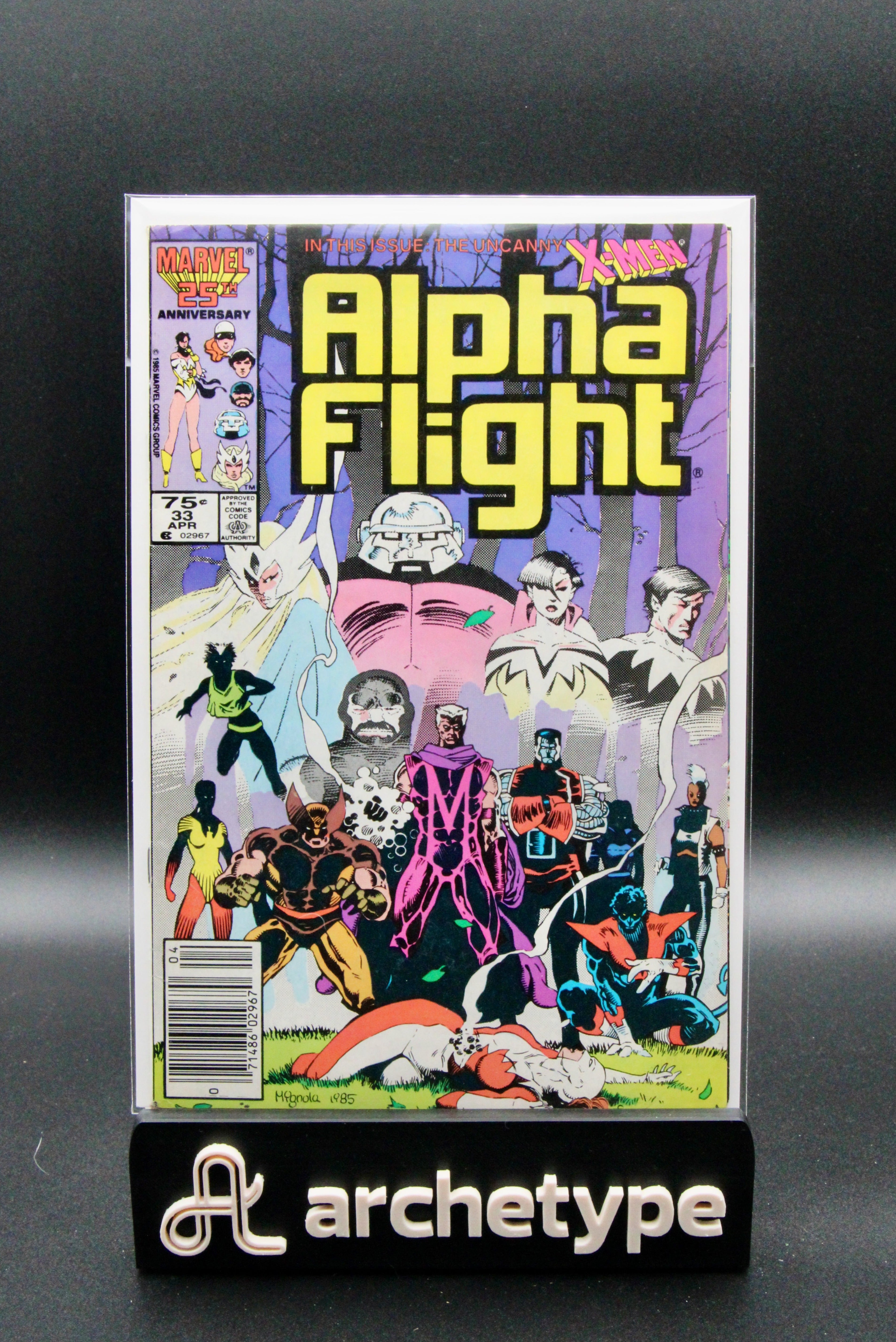 Alpha Flight #33  – Marvel (1986) Newsstand box19