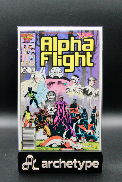 Alpha Flight #33  – Marvel (1986) Newsstand box19