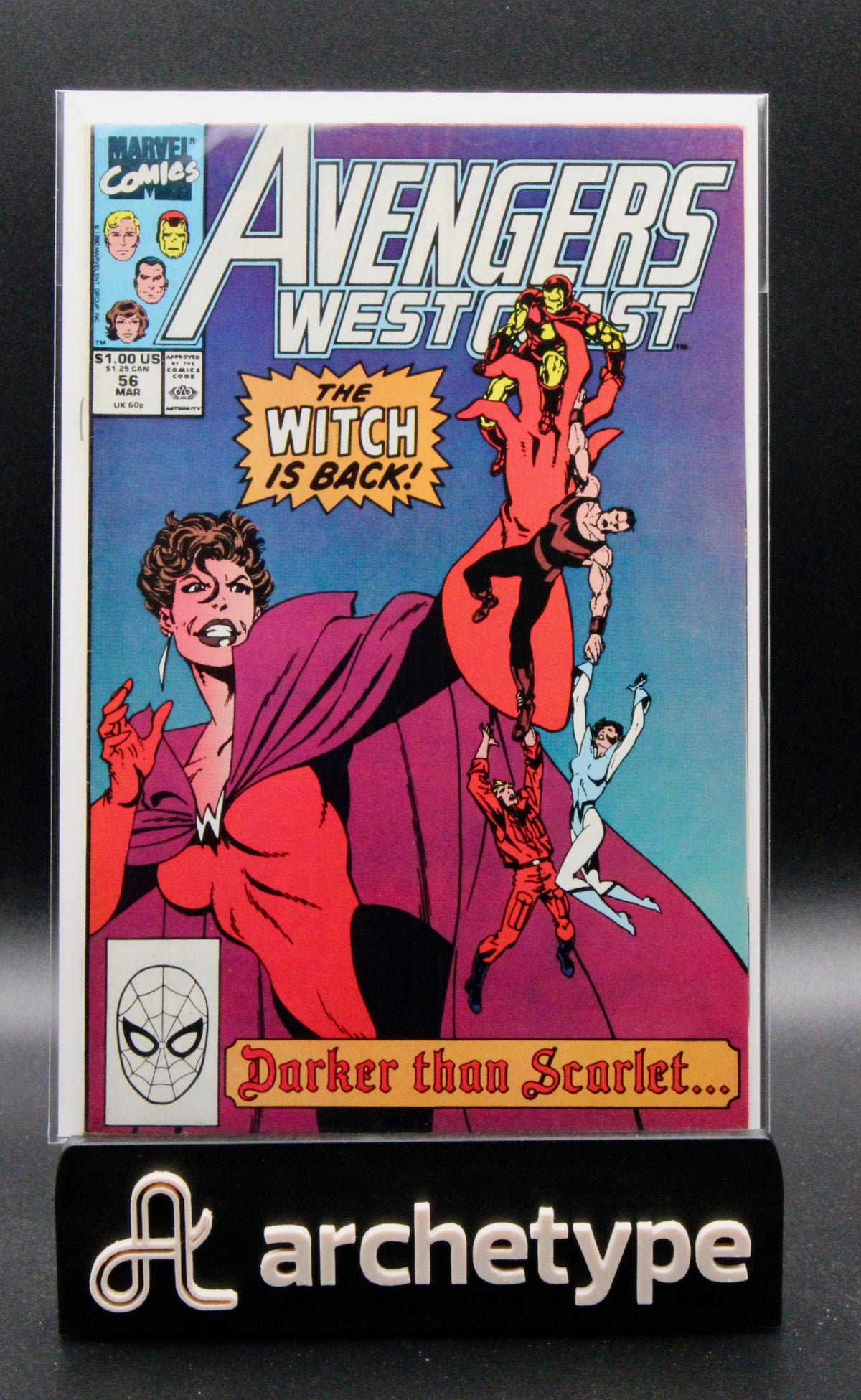 Avengers West Coast : Darker Than Scarlet #56 – Marvel (1990)