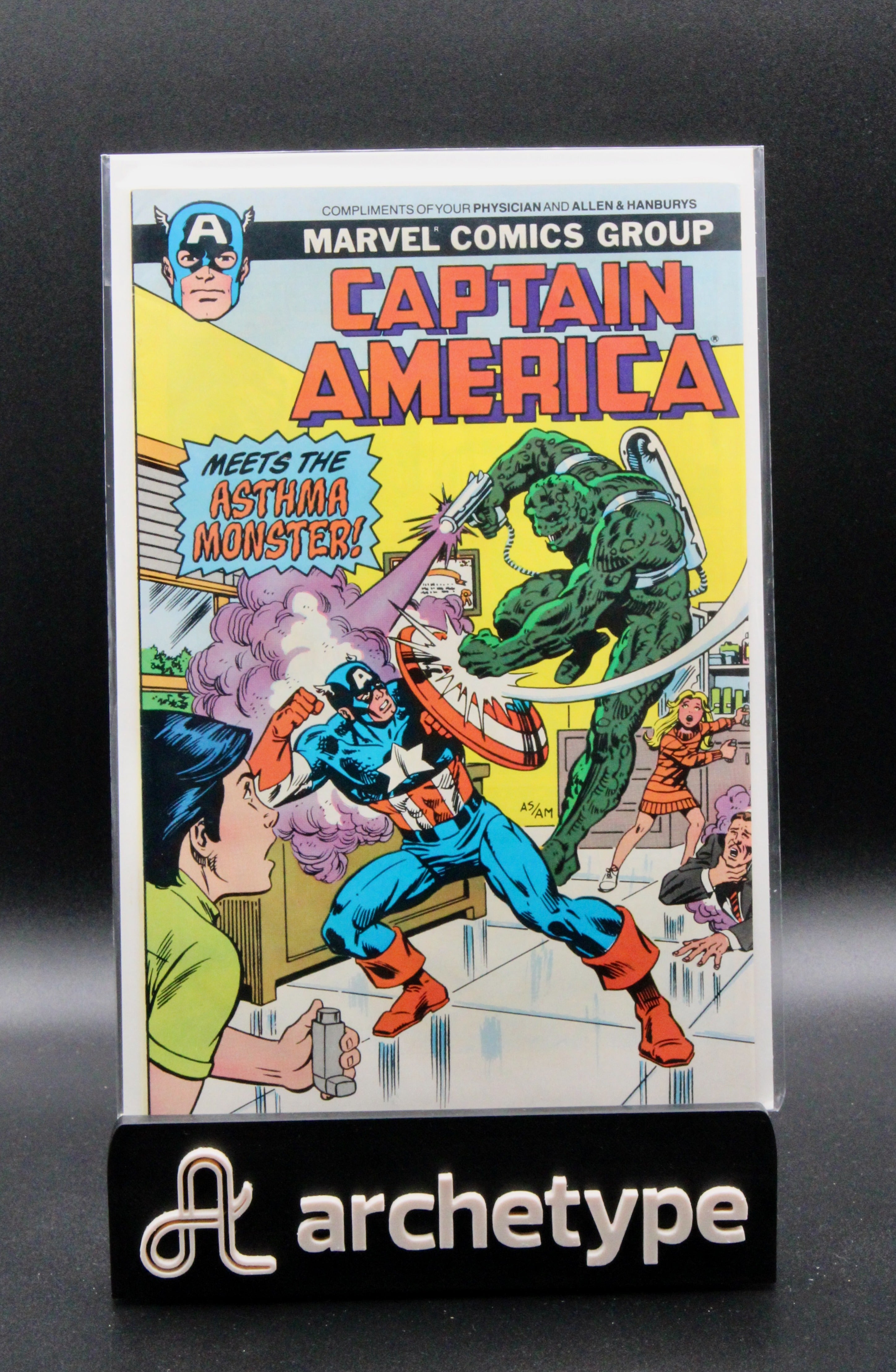 Captain America Meets the Asthma Monster! #1 – Marvel (1988) box19