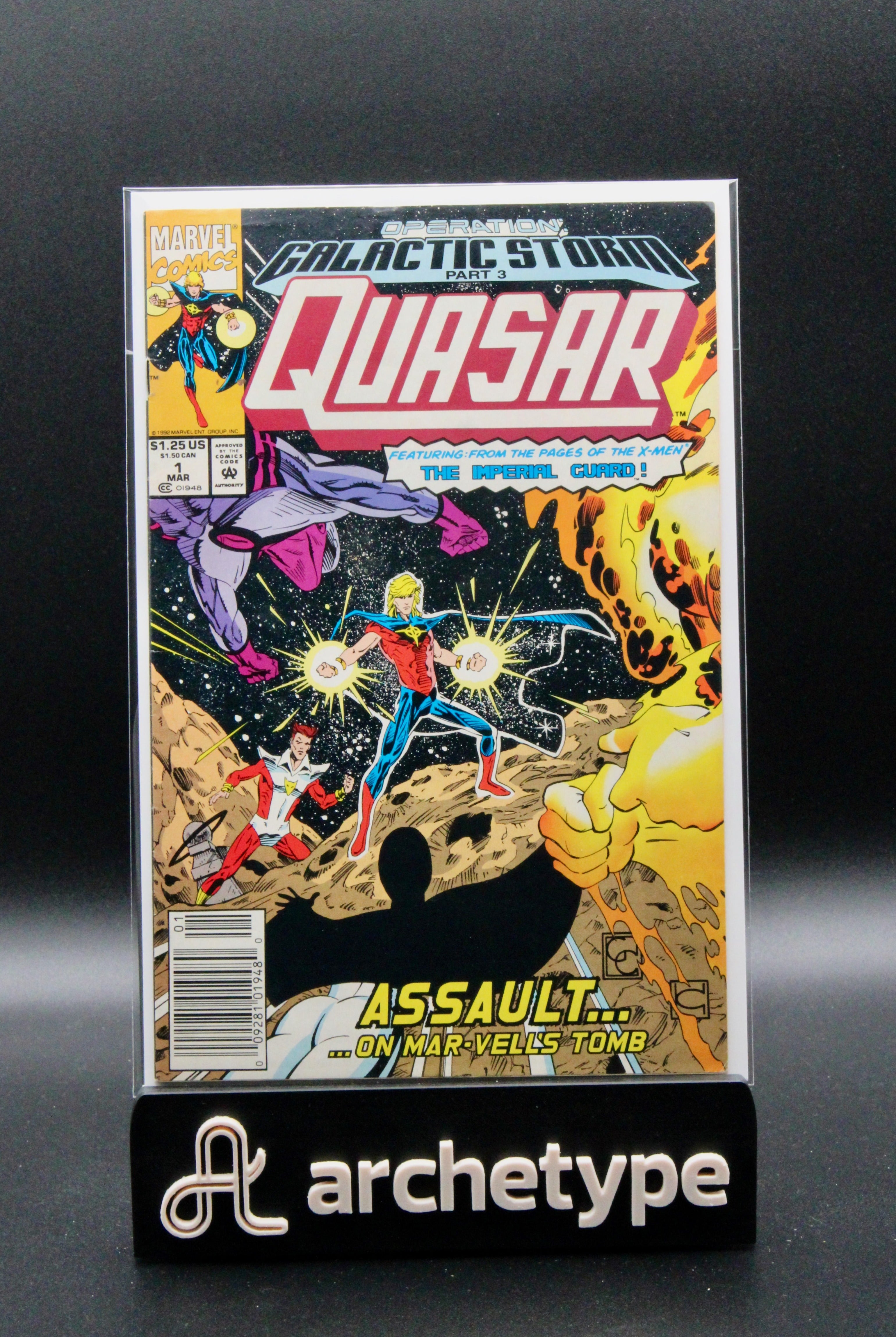 Quasar #32 (#1)  – Marvel (1992) Newsstand box19