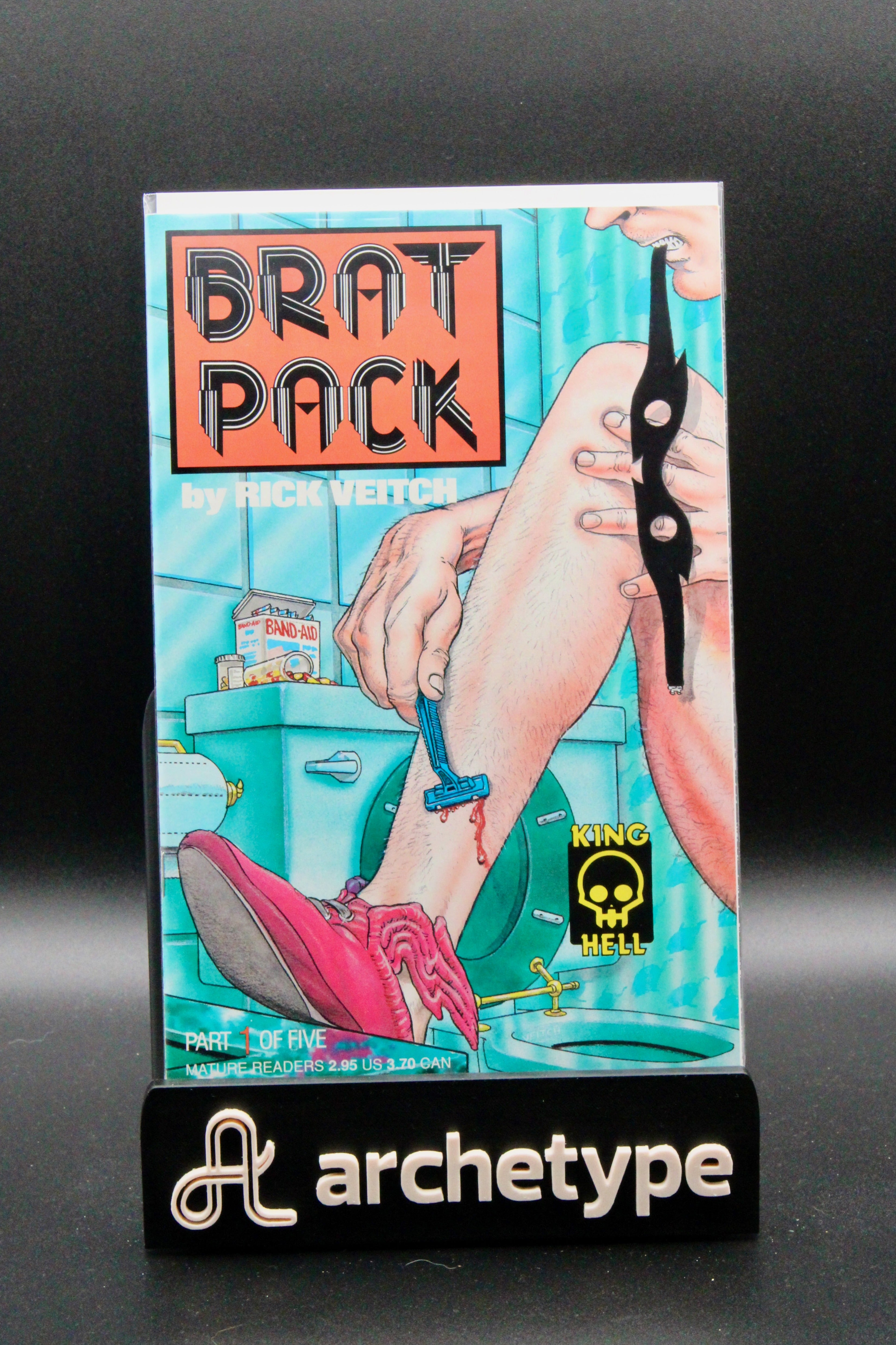 Bratpack #1-5  – King Hell (1990) Full Run Series Complete box20