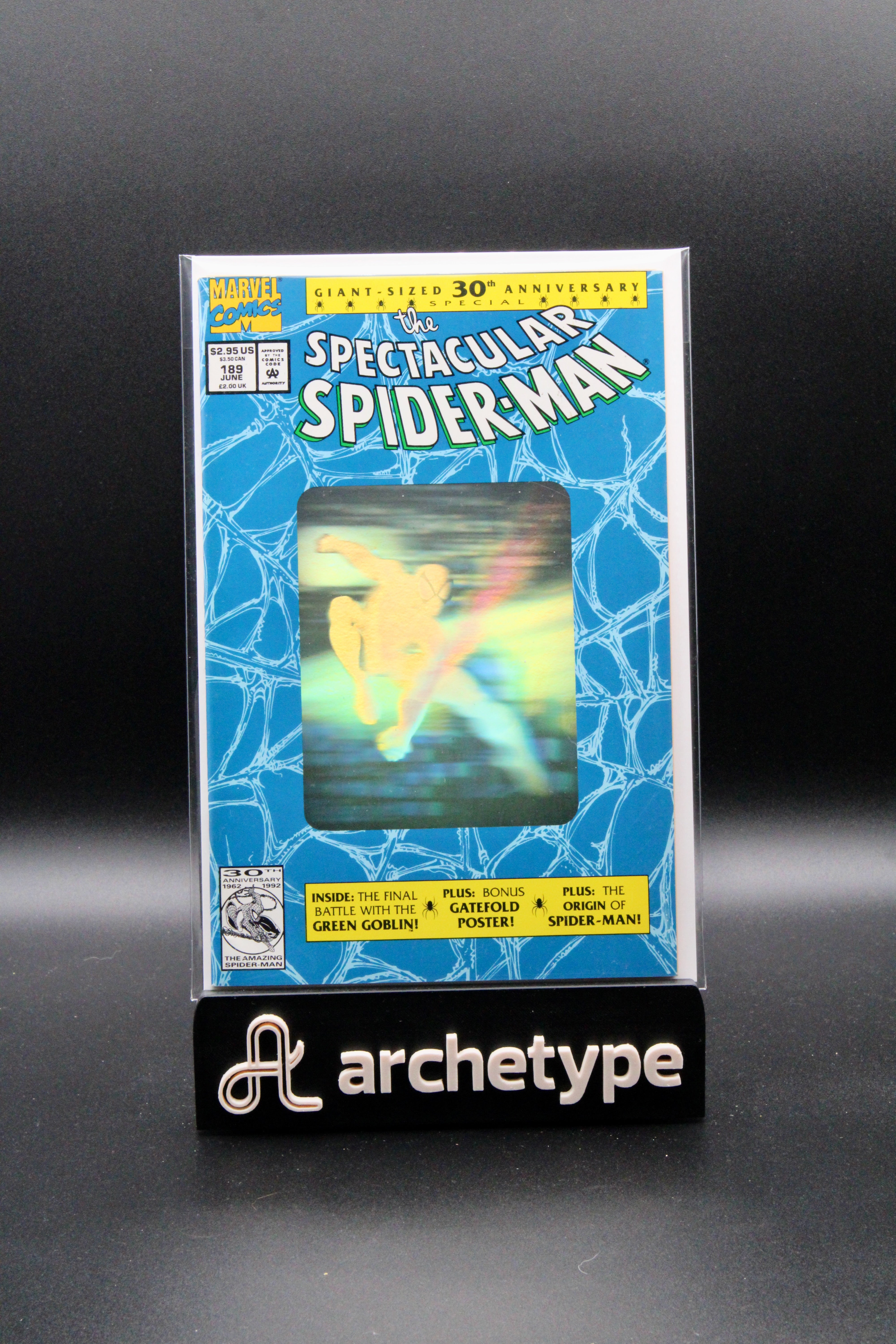 4x Hologram Set ASM #365, Spectacular #189, Spider-Man #26, Web #90 – Marvel (1992) box20