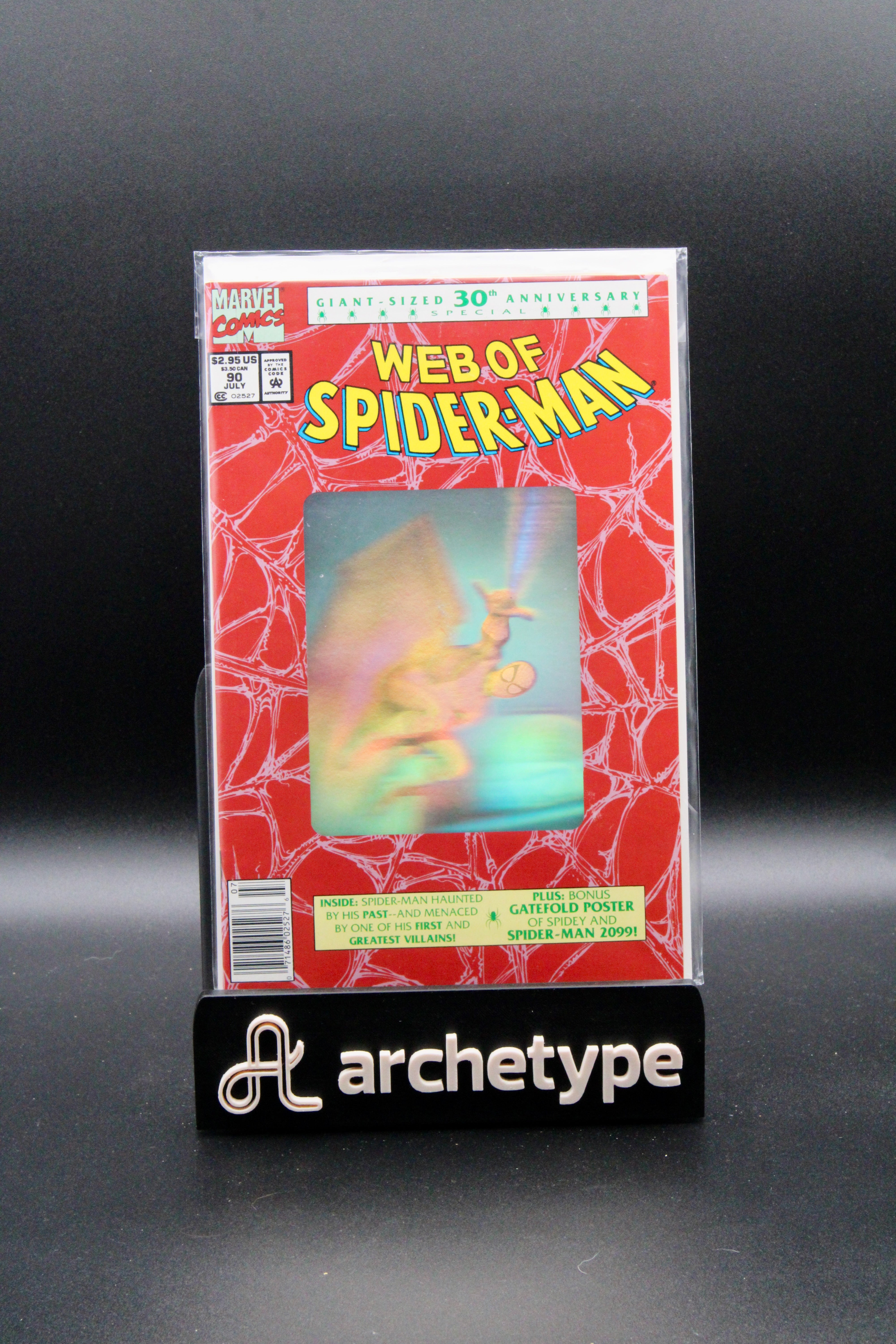 4x Hologram Set ASM #365, Spectacular #189, Spider-Man #26, Web #90 – Marvel (1992) box20