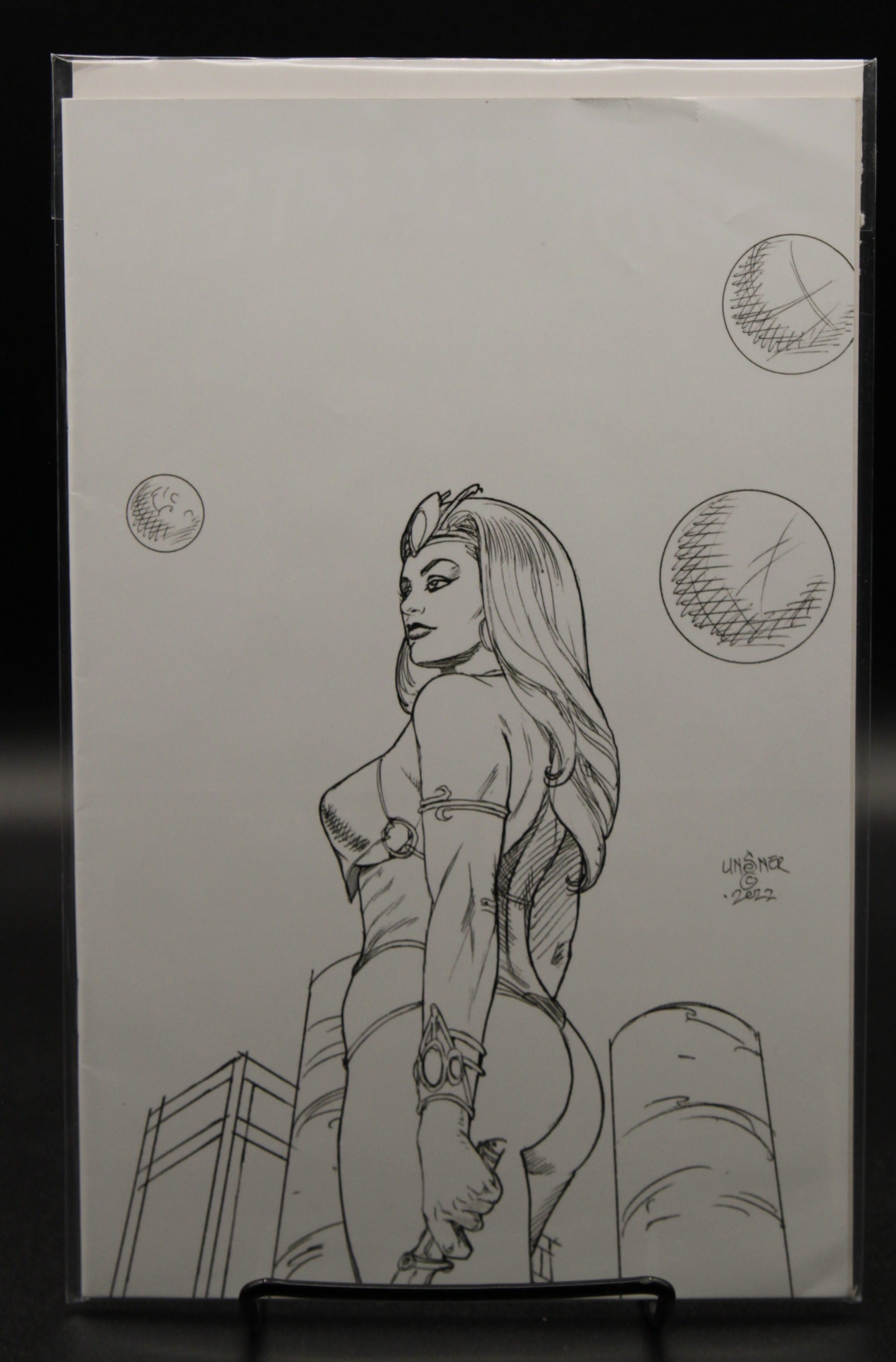 John Carter of Mars #5 Dynamite (2022) Lisner B&W Virgin 1:10 Comic