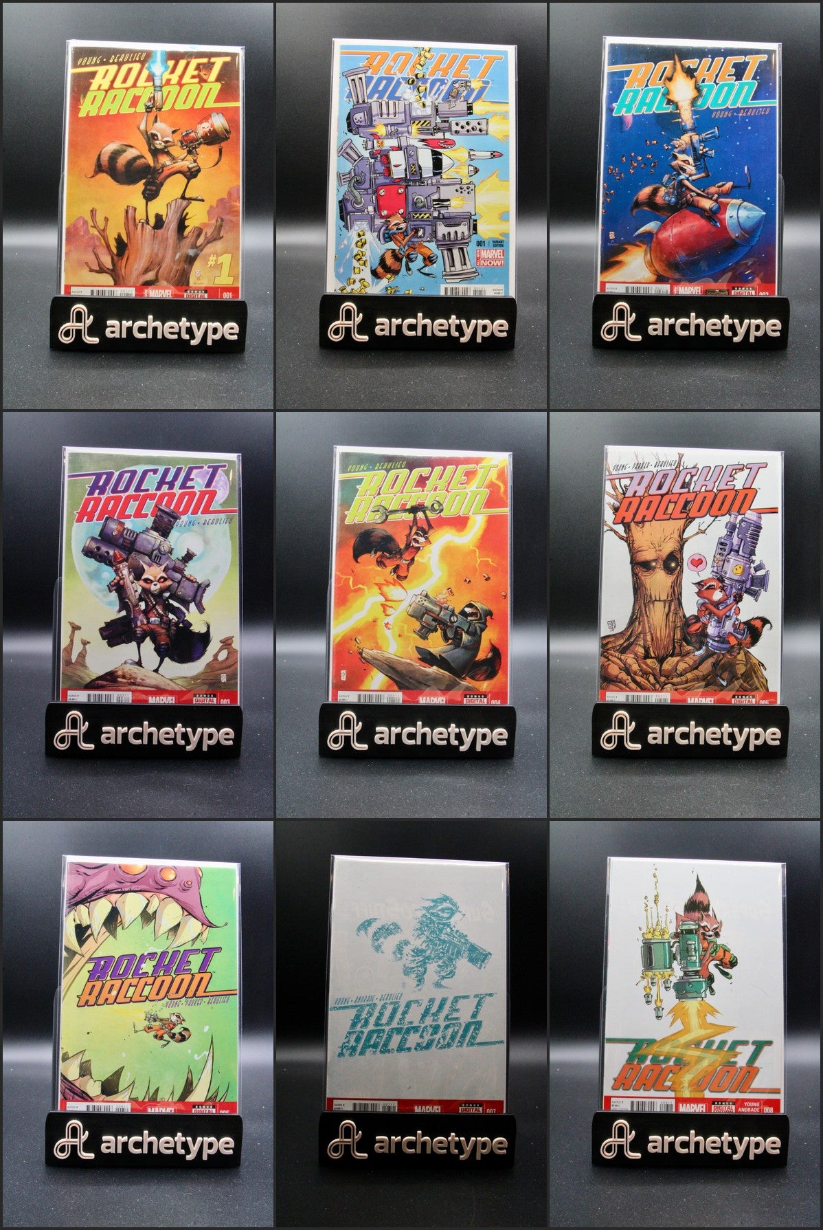 Rocket Raccoon #1-11 + Variants – Marvel (2014) Full Run NM+ Avg Skottie