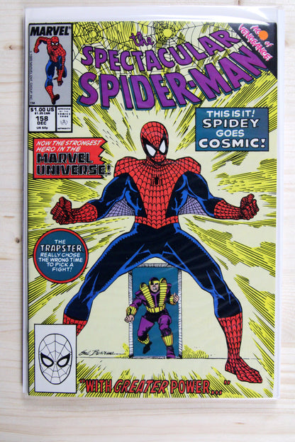 The Spectacular Spider-Man #158 – Marvel (1989) 9.0 VF/NM "Avengers" Acts of Vengeance