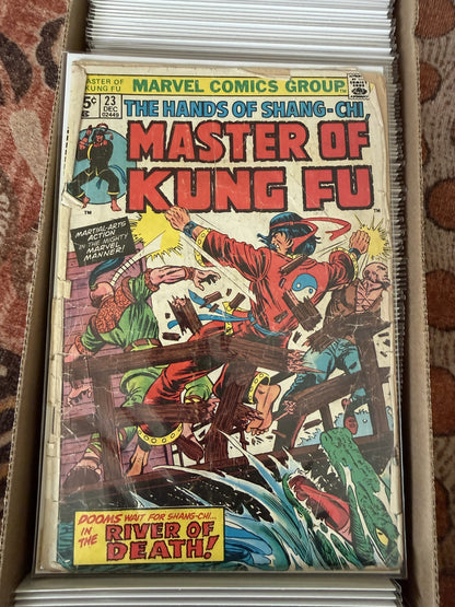 Shang-Chi, Master of Kung Fu #17-125 + King Sized & Annuals – Marvel (1975) (114 Issues)